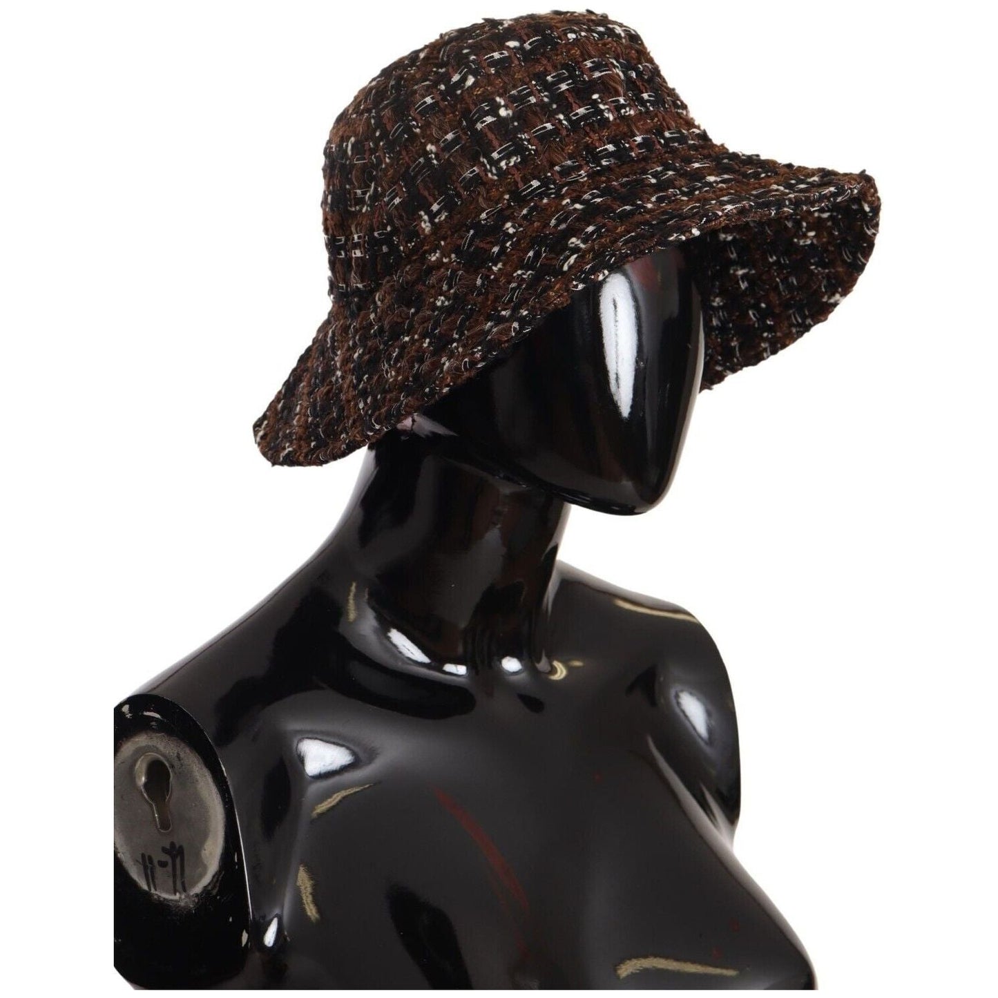 Dolce & Gabbana Elegant Woven Multicolor Bucket Hat Dolce & Gabbana Black