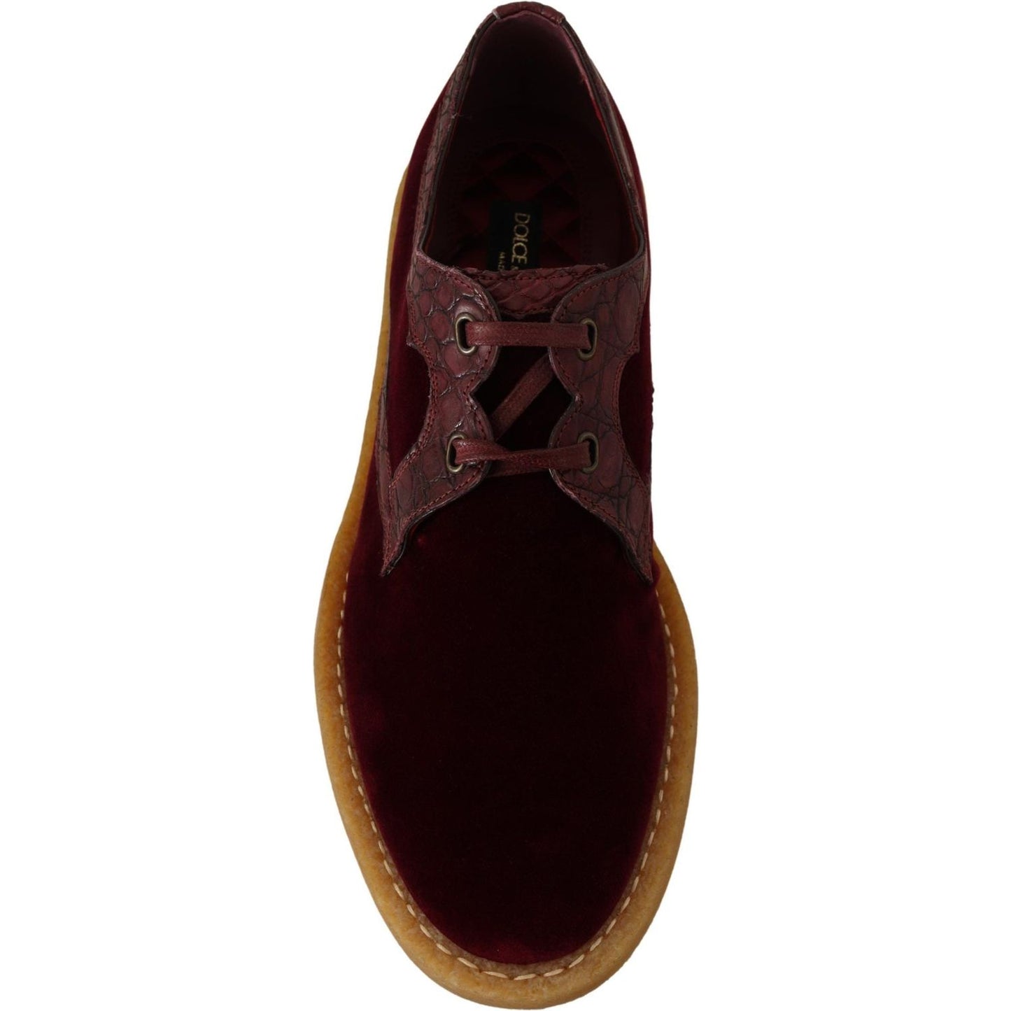 Dolce & Gabbana Elegant Velvet and Exotic Leather Dress Shoes Dolce & Gabbana Black