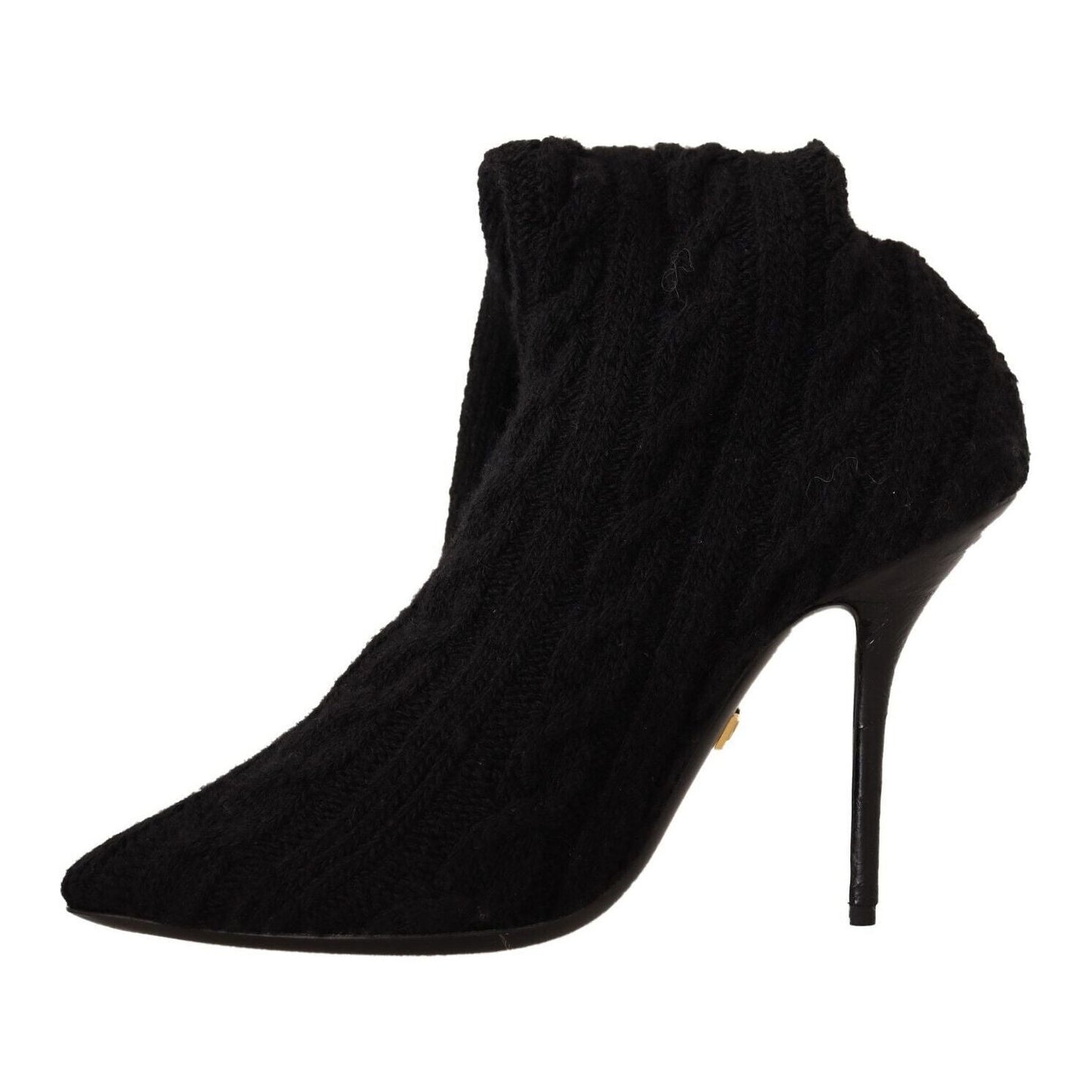 Dolce & Gabbana Elegant Stretch Sock Boots in Black Dolce & Gabbana Black