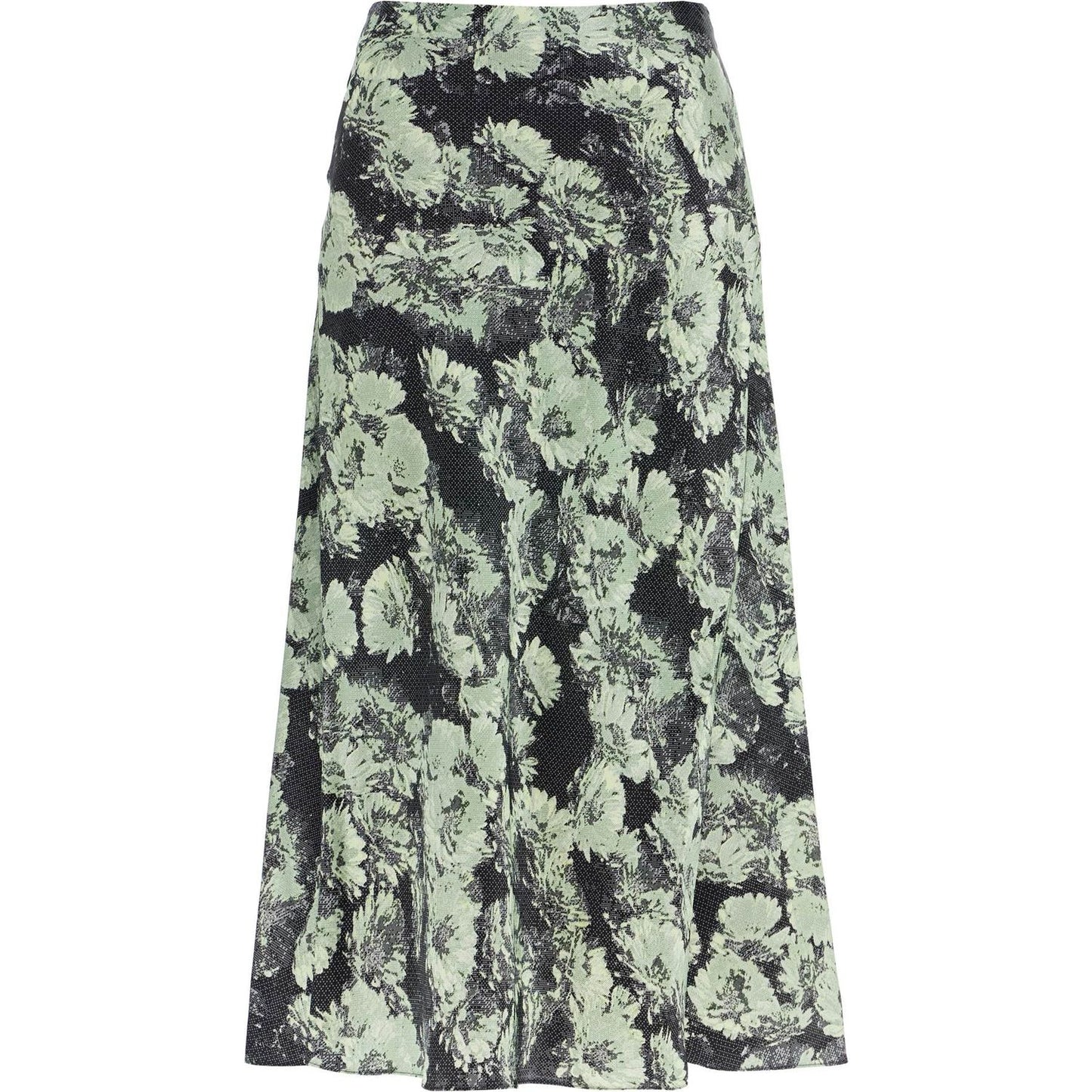 Tory Burch printed satin skirt Skirts Tory Burch Gray