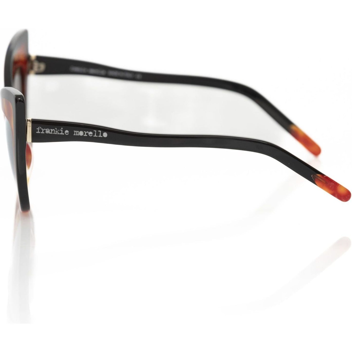 Frankie Morello Brown Acetate Women Sunglass Frankie Morello Beige