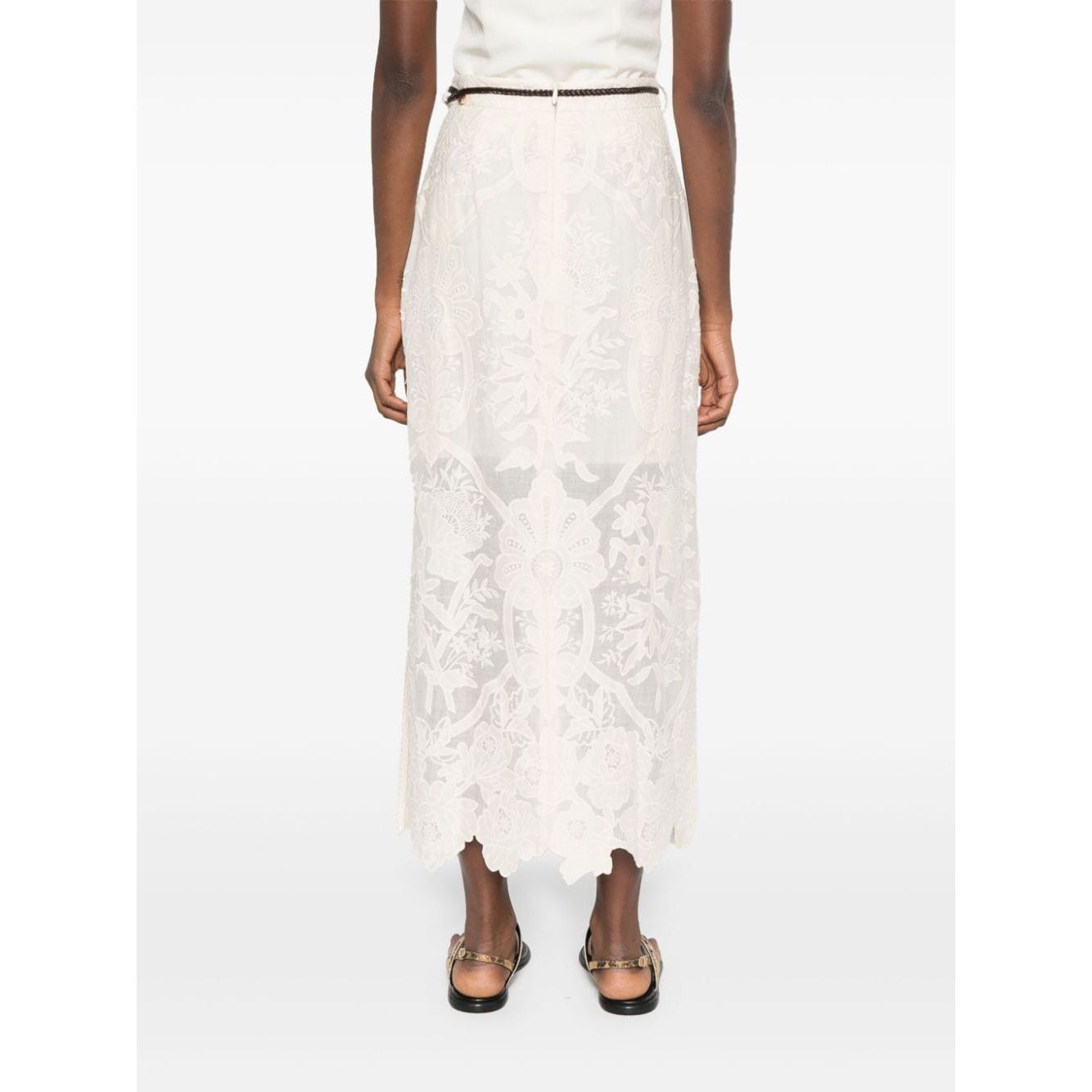 Zimmermann Skirts Beige Skirts Zimmermann White Smoke
