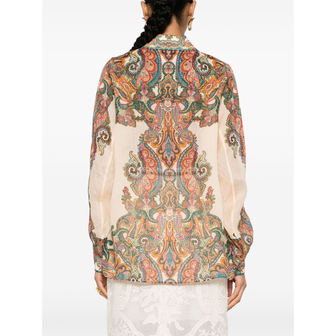 Zimmermann Shirts MultiColour Shirts Zimmermann Beige