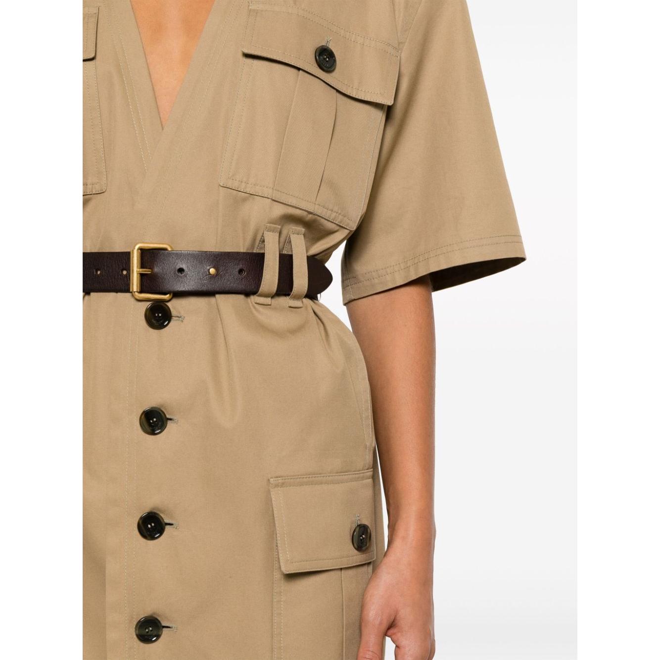 Saint Laurent Dresses Beige Dresses Saint Laurent Rosy Brown
