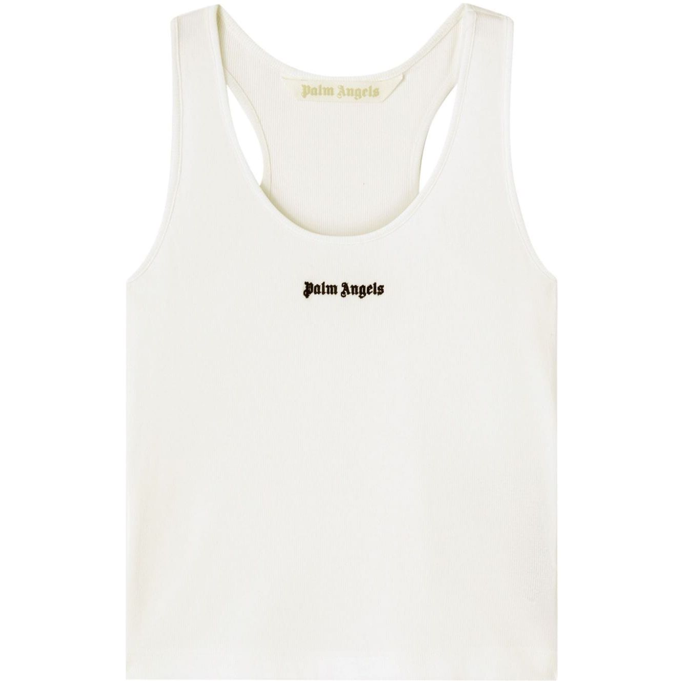Palm Angels Top White Topwear Palm Angels White Smoke