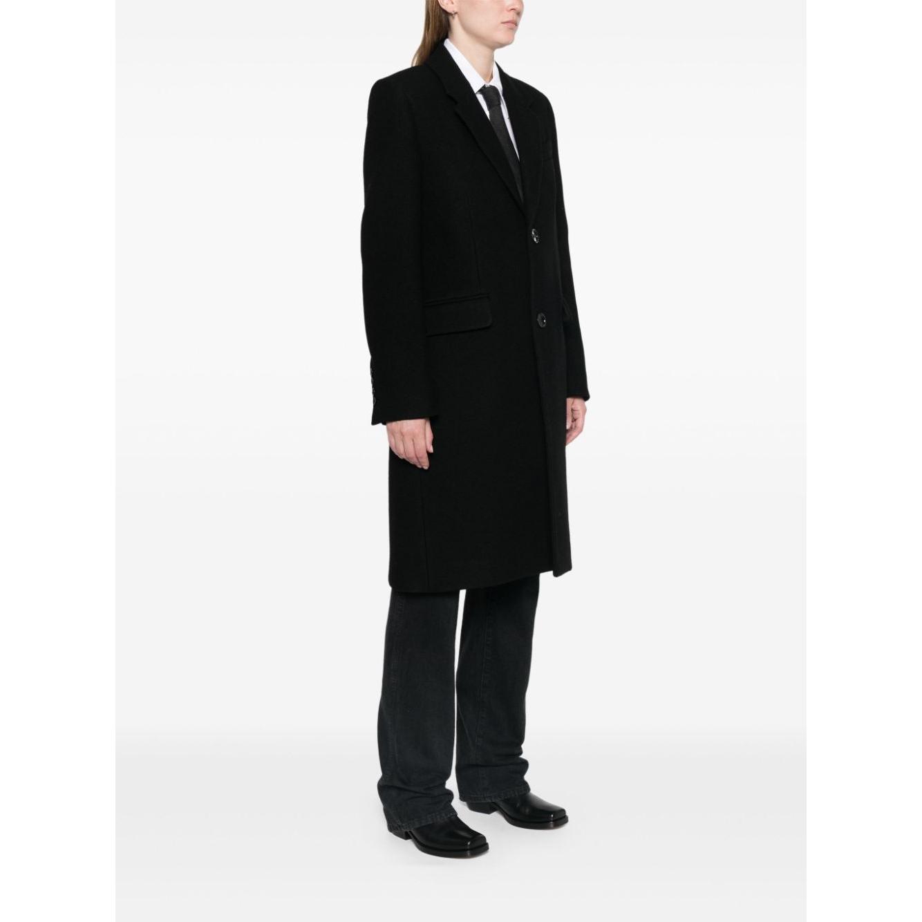 Ami Paris Coats Black Jackets Ami Paris Black