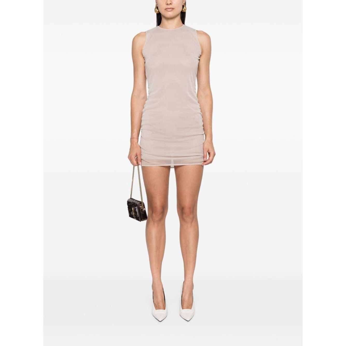 Saint Laurent Dresses Beige Dresses Saint Laurent White Smoke