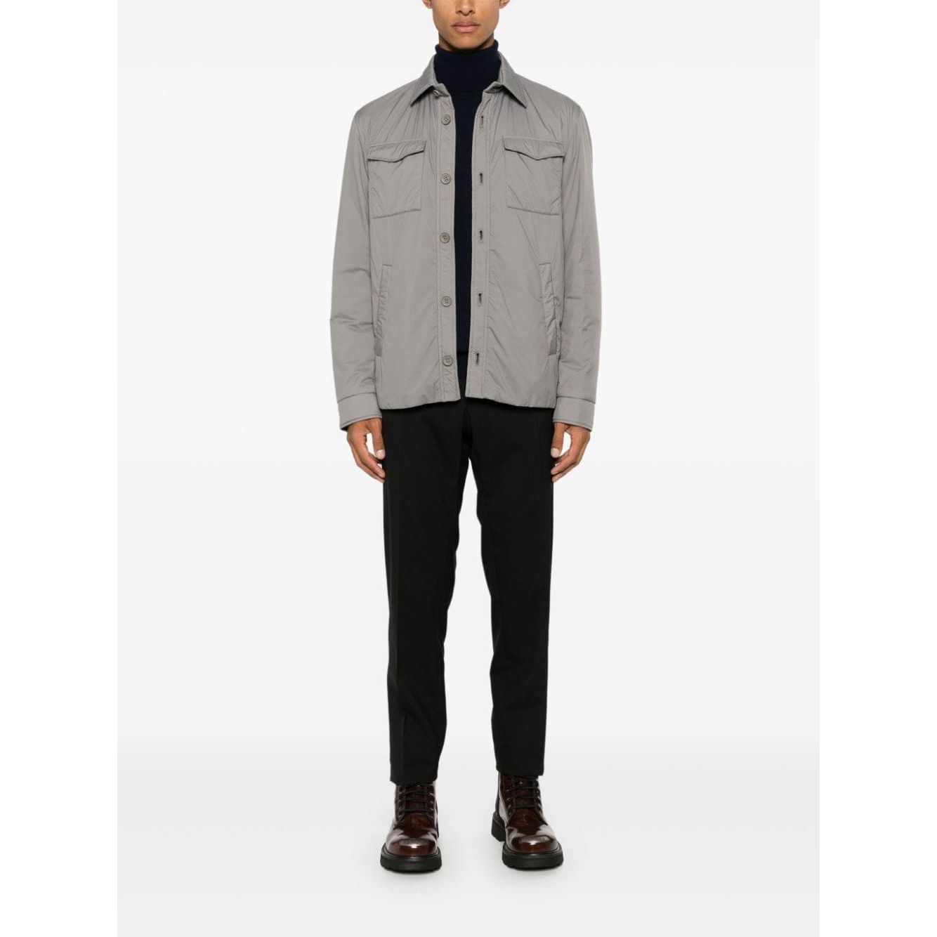Herno Jackets Grey Jackets Herno White Smoke