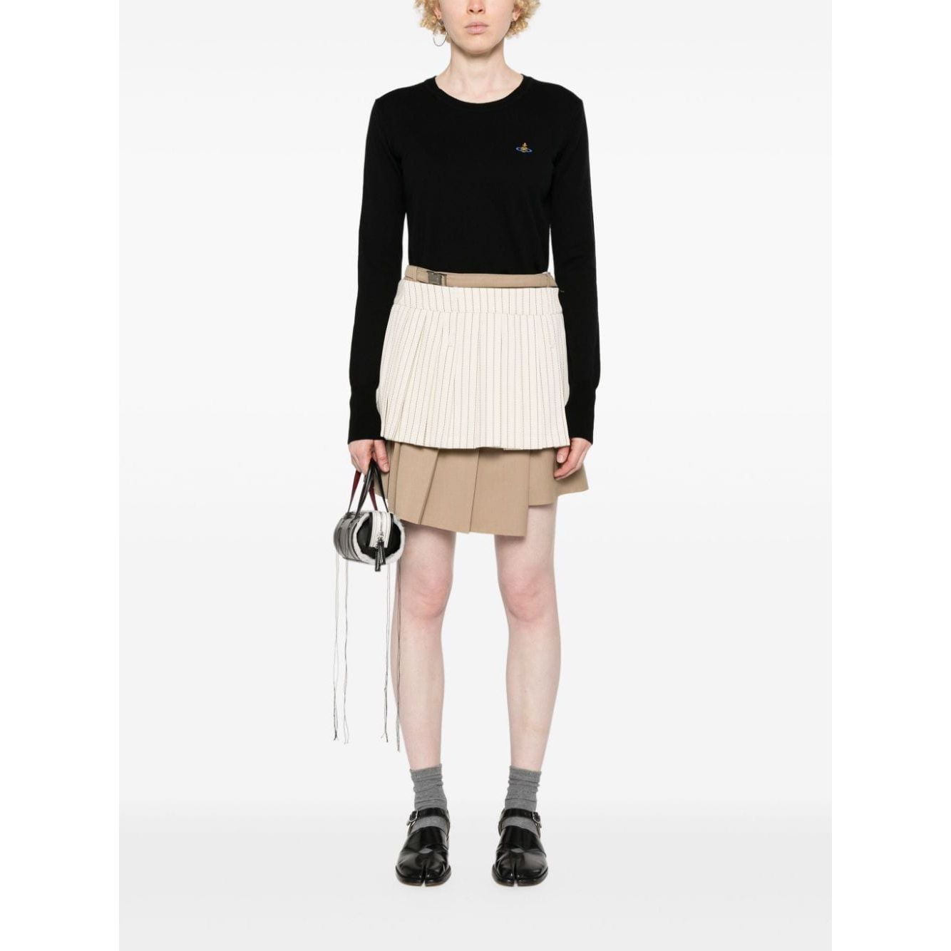Vivienne Westwood Sweaters Black Topwear Vivienne Westwood White Smoke