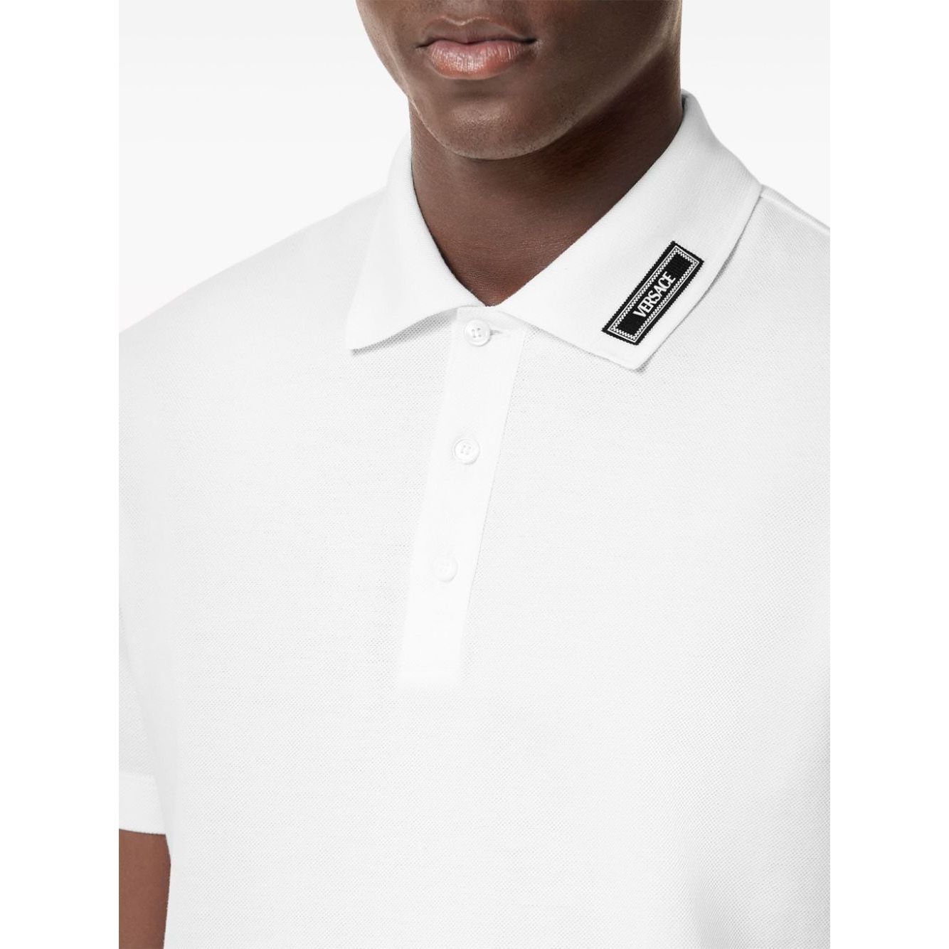 Versace 90s Logo polo shirt 10139061A112761W010