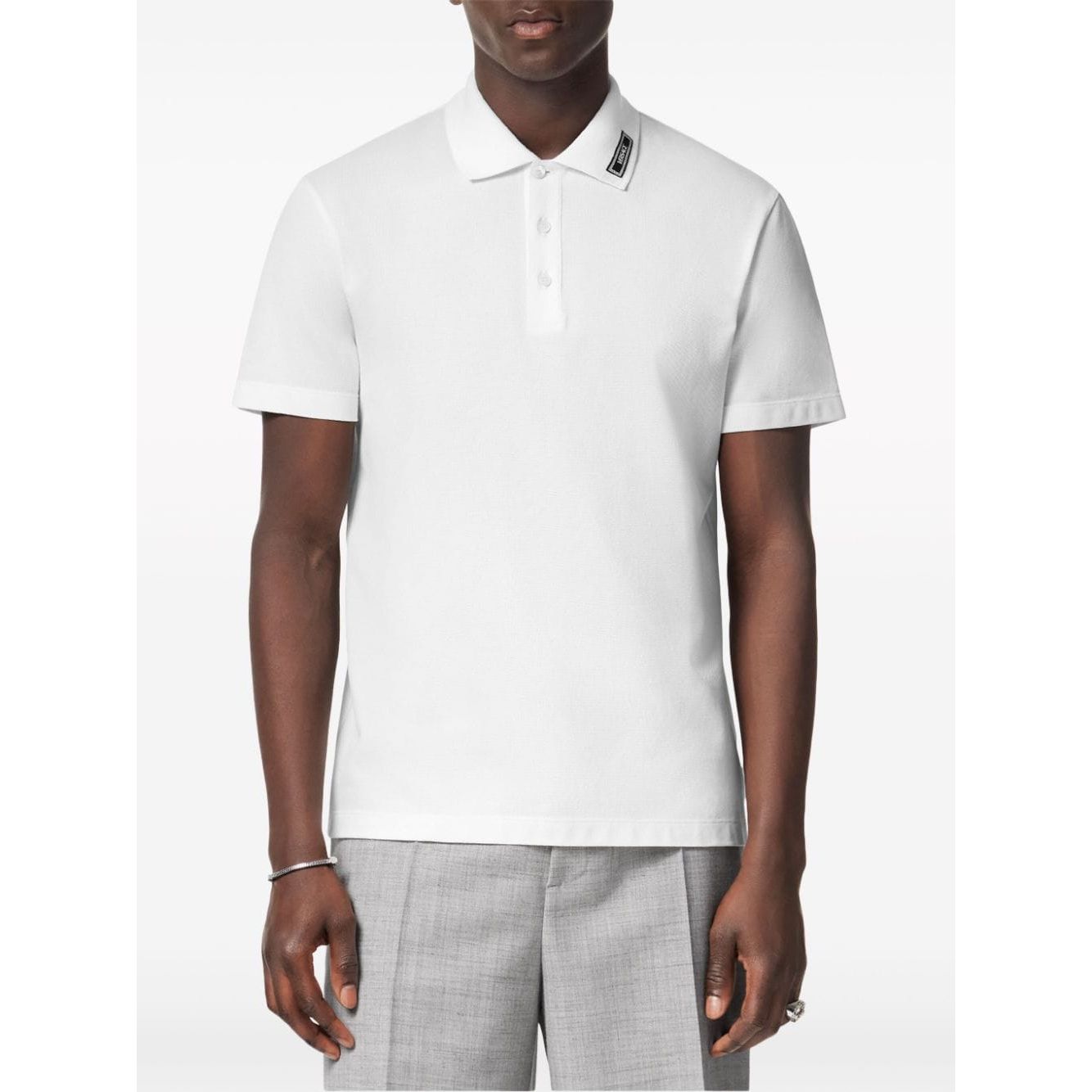 Versace 90s Logo polo shirt 10139061A112761W010