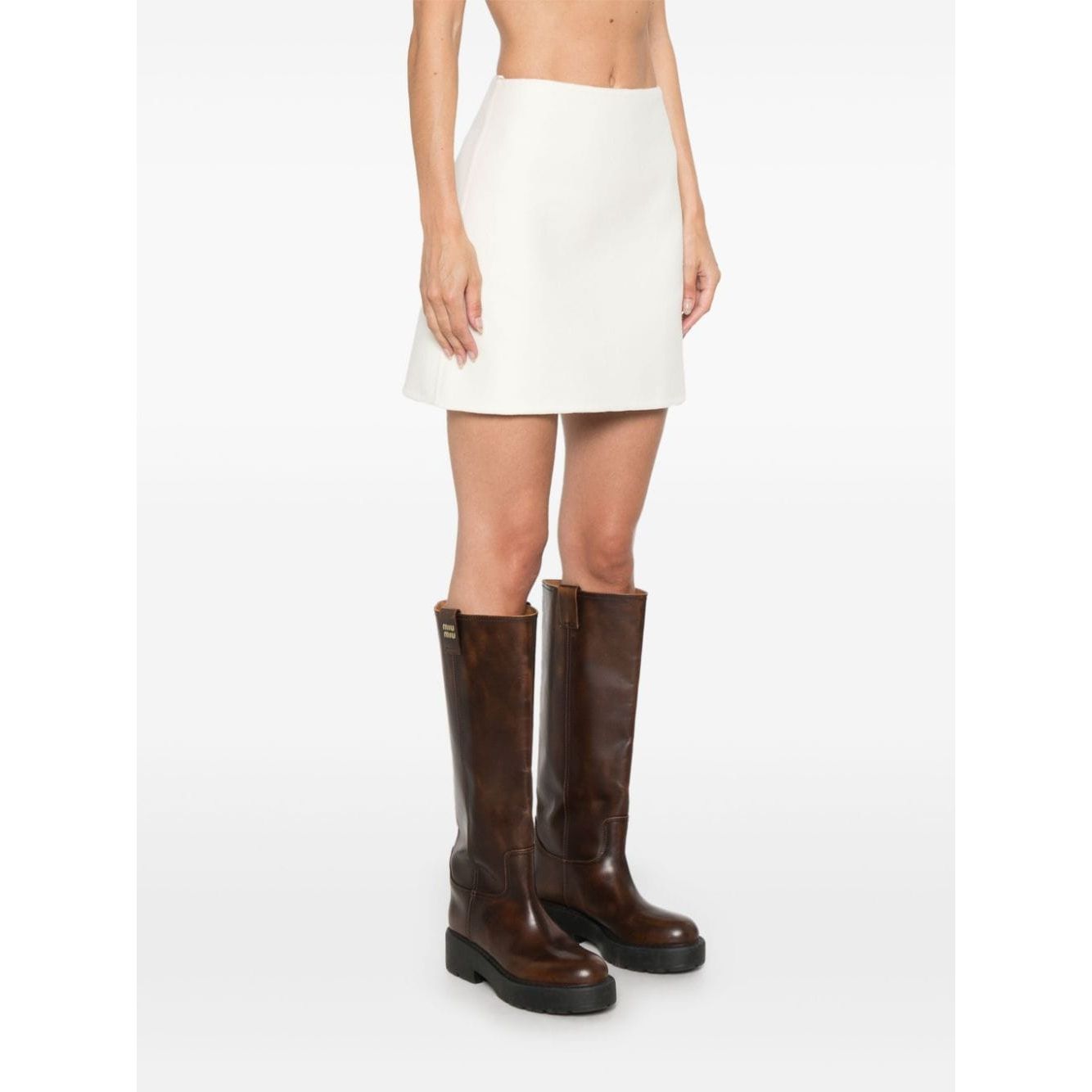 Ermanno Scervino Skirts White Skirts Ermanno Scervino White Smoke