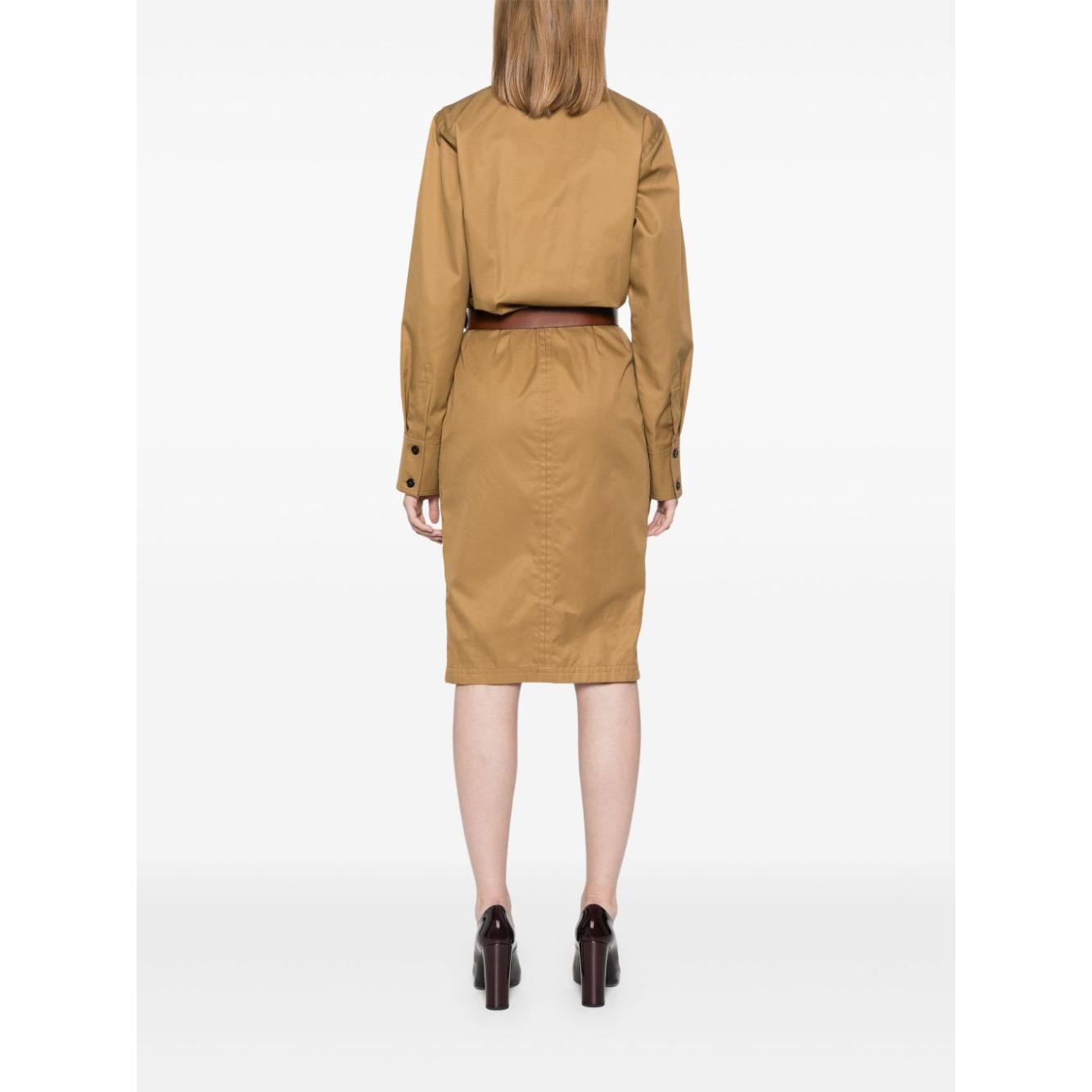 Saint Laurent Dresses Camel Dresses Saint Laurent White Smoke