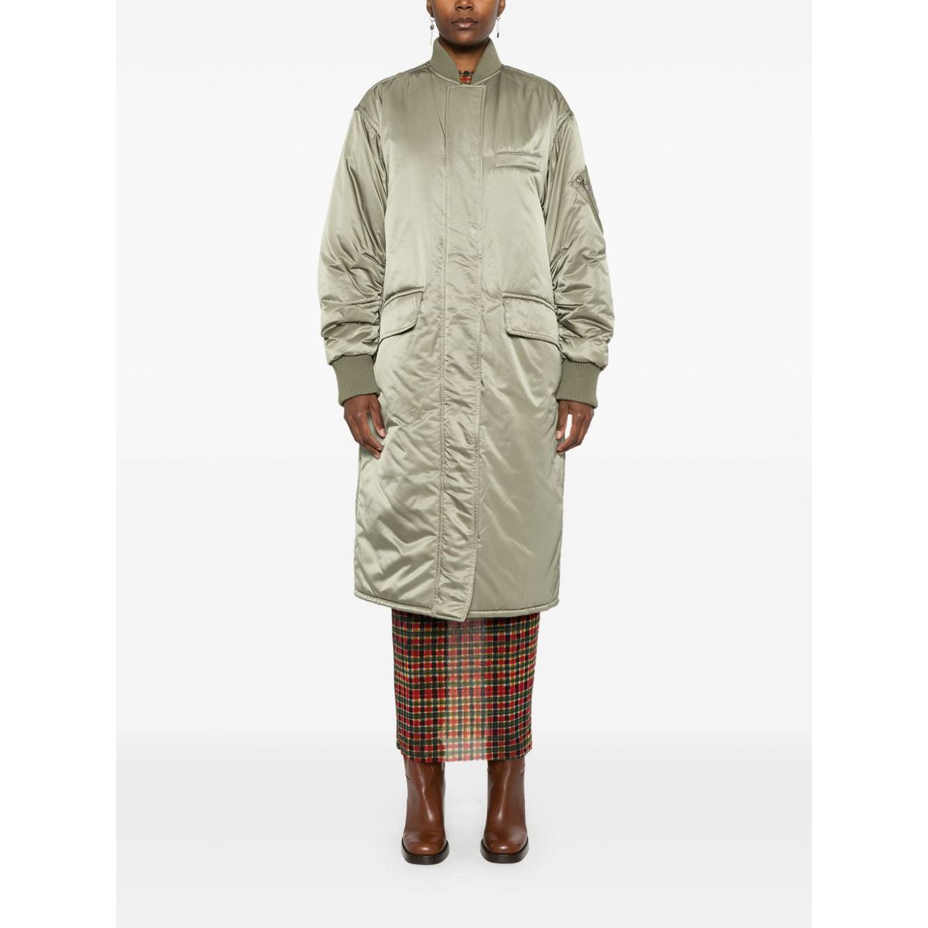 Stand Studio Coats Green Jackets Stand Studio White Smoke