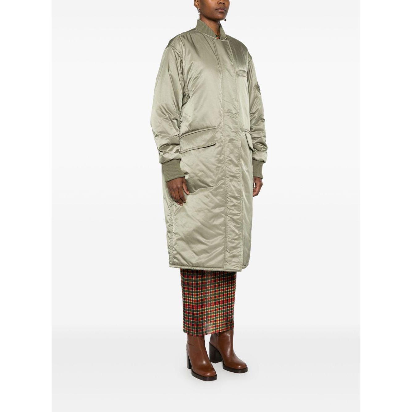 Stand Studio Coats Green Jackets Stand Studio White Smoke