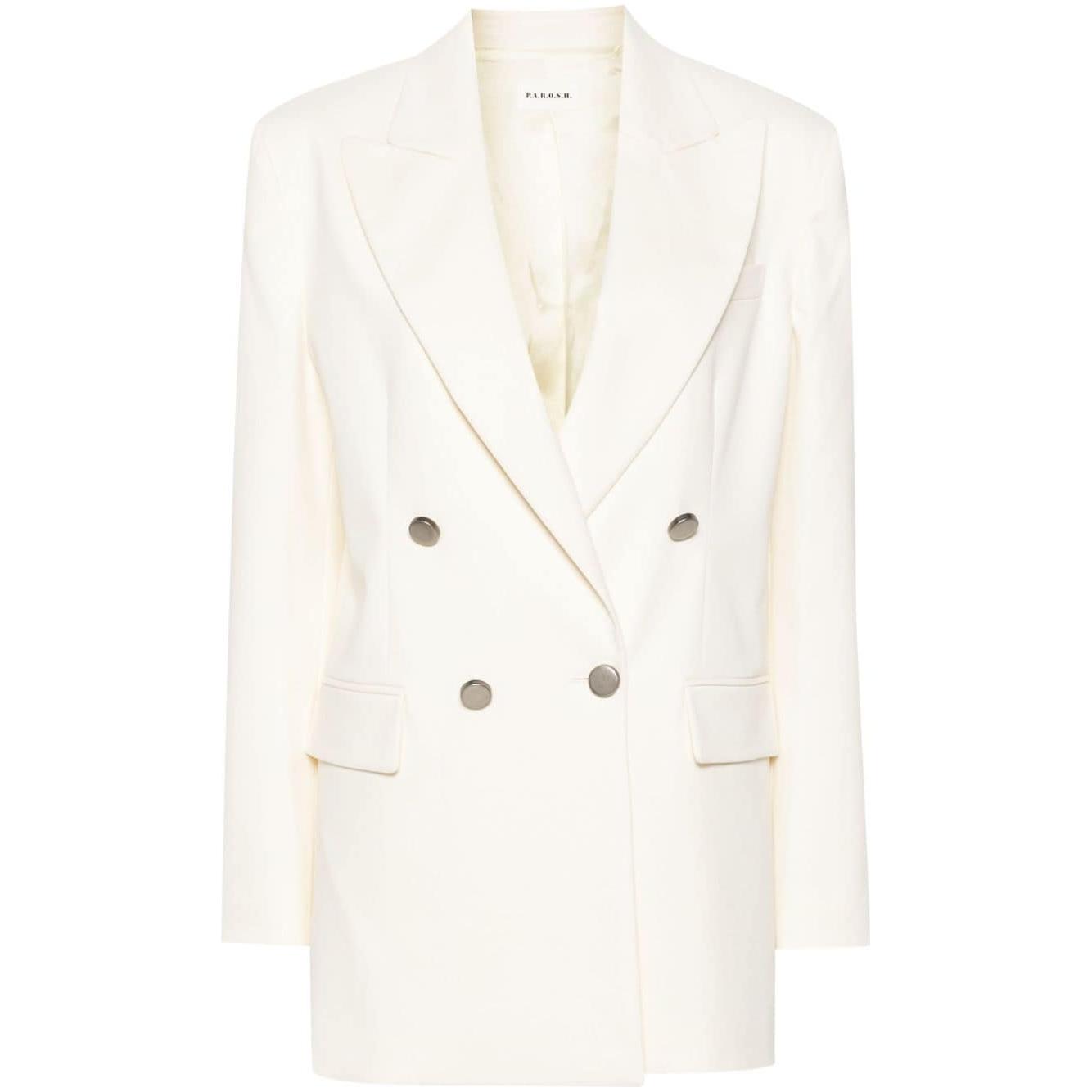 Parosh Jackets White Jackets Parosh White Smoke