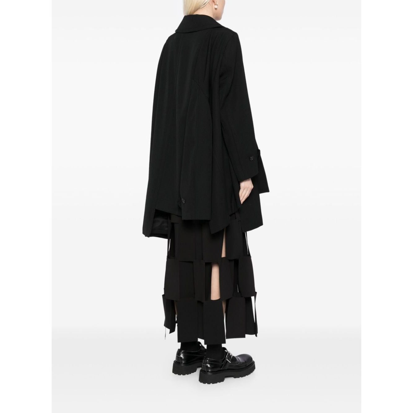 Comme des Garcons Coats Black Jackets Comme Des Garcons White Smoke