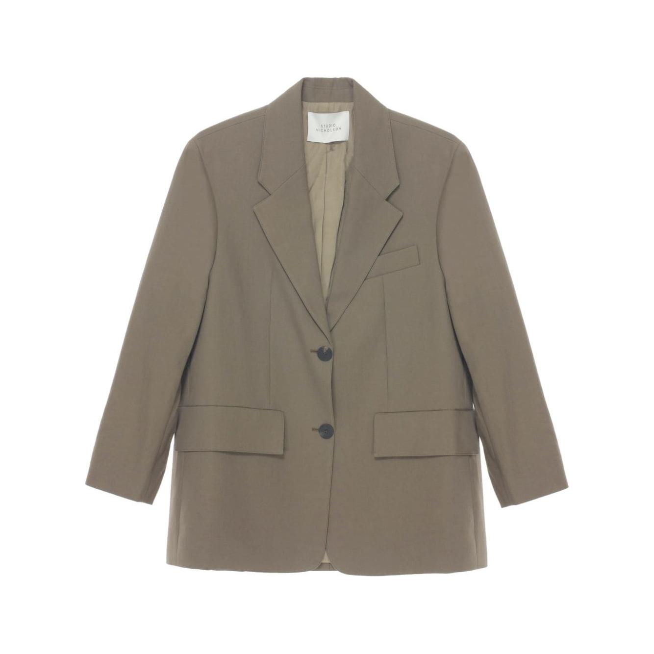 STUDIO NICHOLSON Jackets Brown Jackets Studio Nicholson Dim Gray