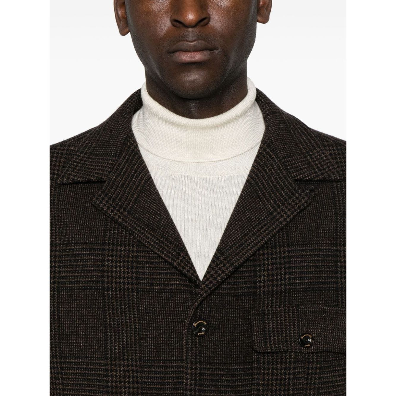 FINAMORE 1925 NAPOLI Jackets Brown Jackets Finamore 1925 Napoli White Smoke