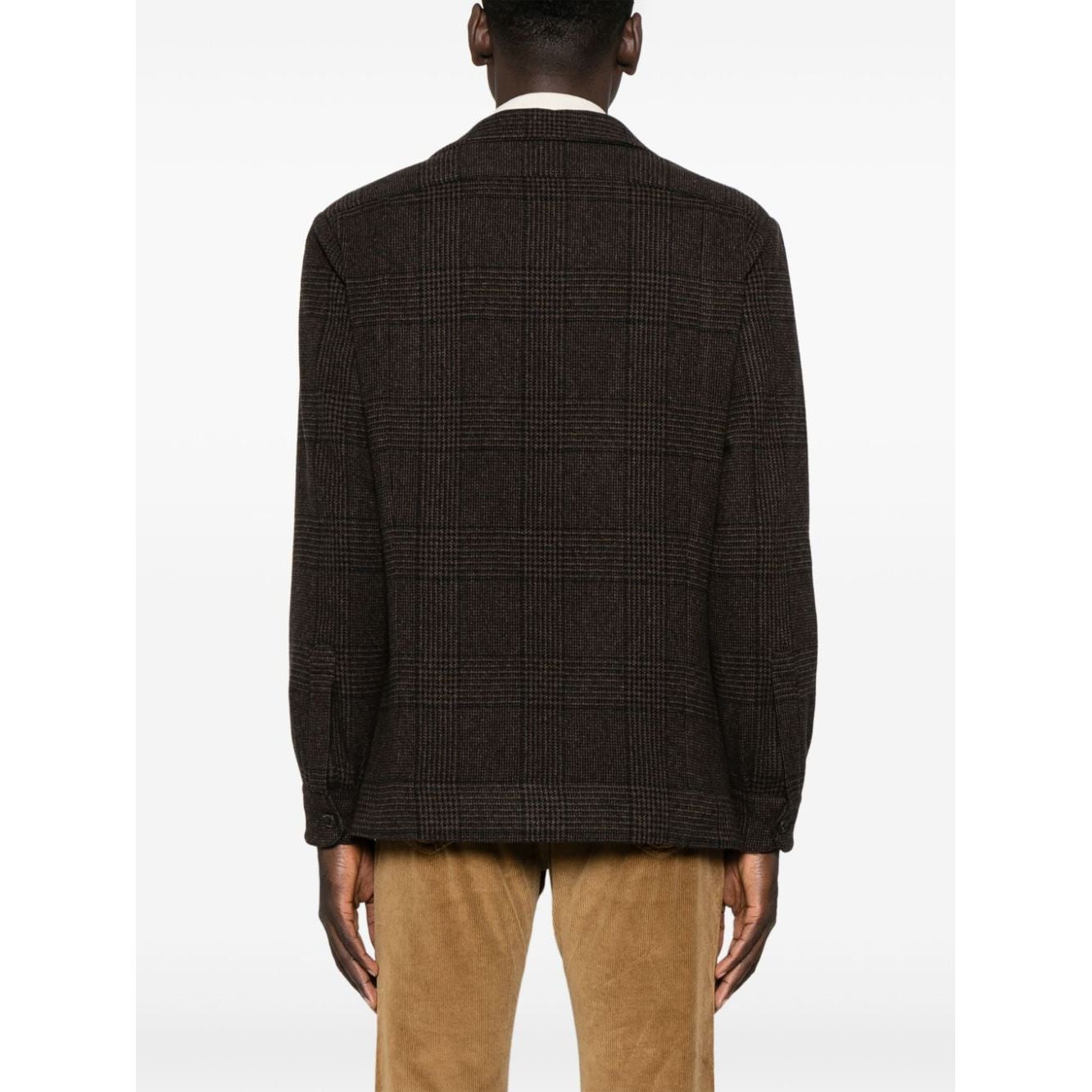 FINAMORE 1925 NAPOLI Jackets Brown Jackets Finamore 1925 Napoli White Smoke