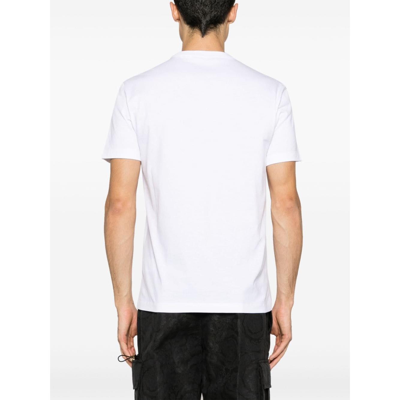 Versace Medusa logo-print T-shirt Topwear Versace White Smoke