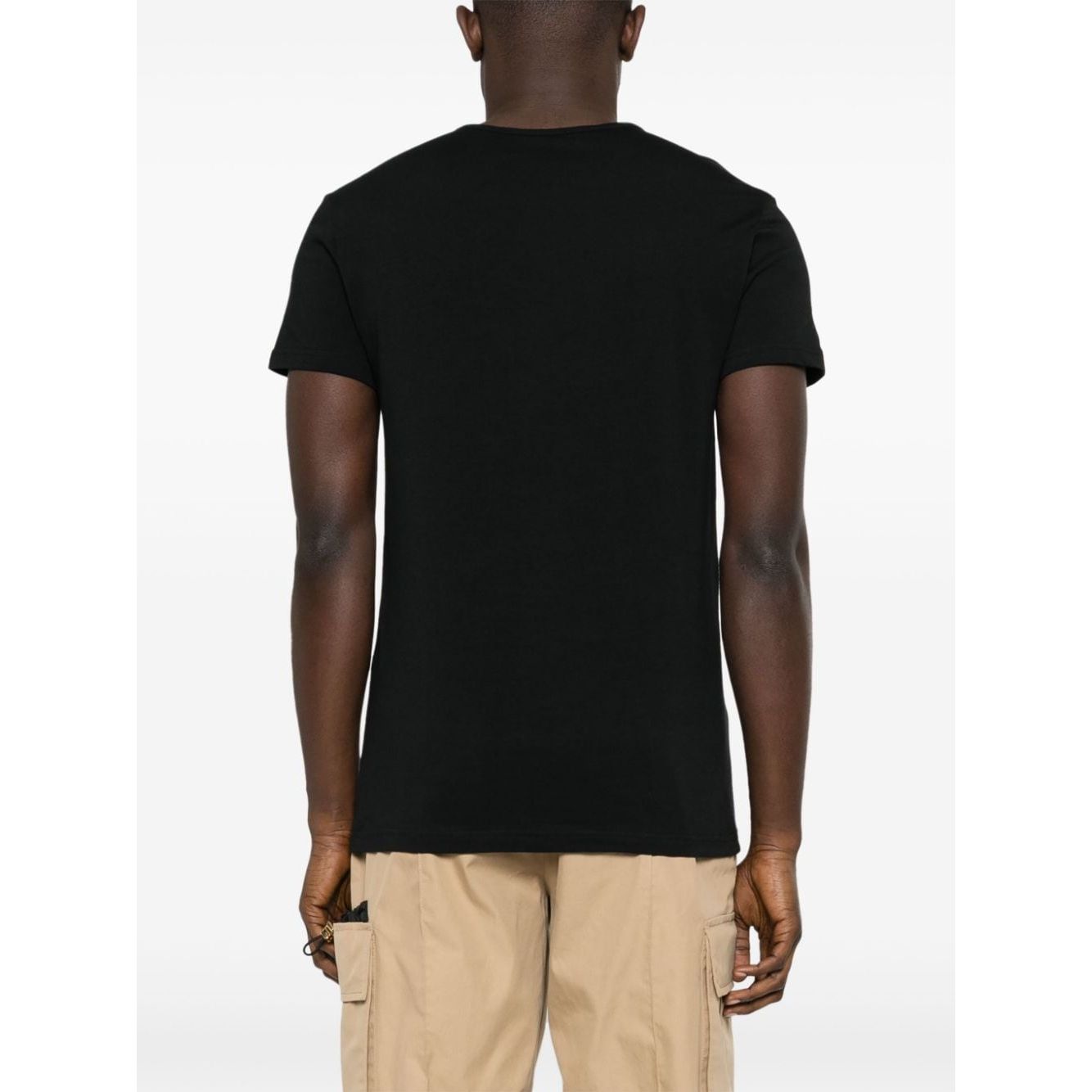 Versace Medusa T-shirt in Black Topwear Versace Beige