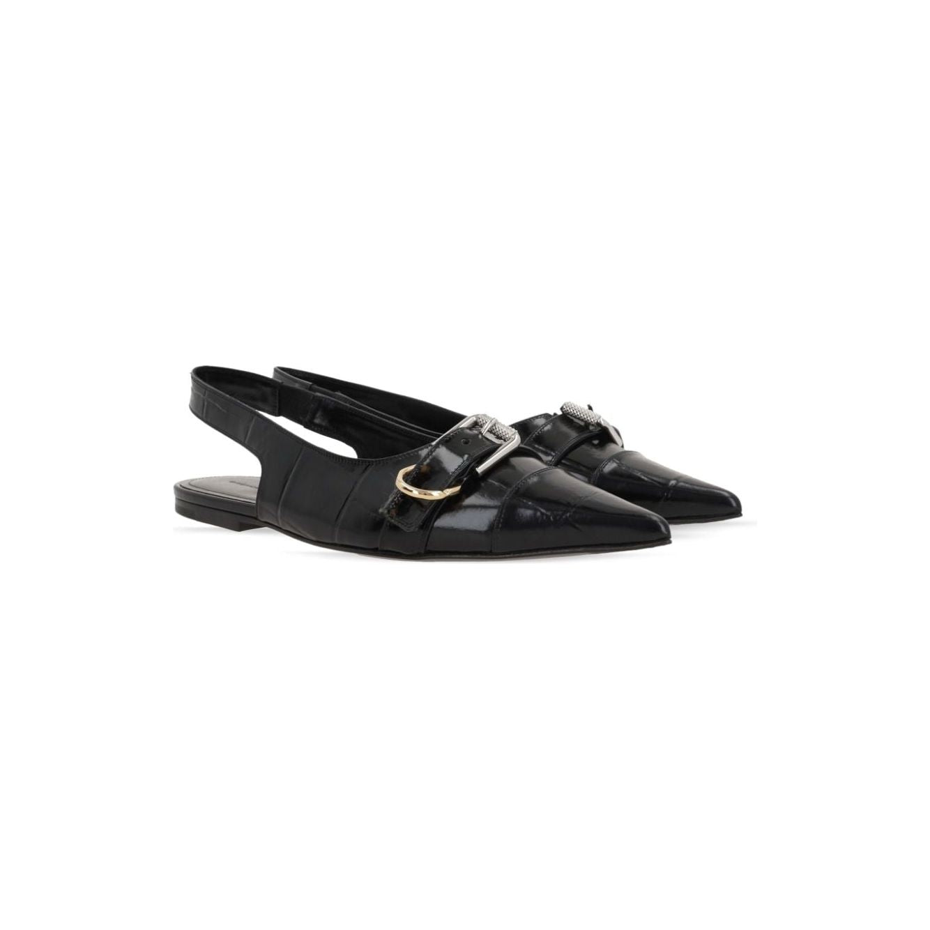 Givenchy Voyou Ballerinas Flat Shoes Givenchy Dark Slate Gray