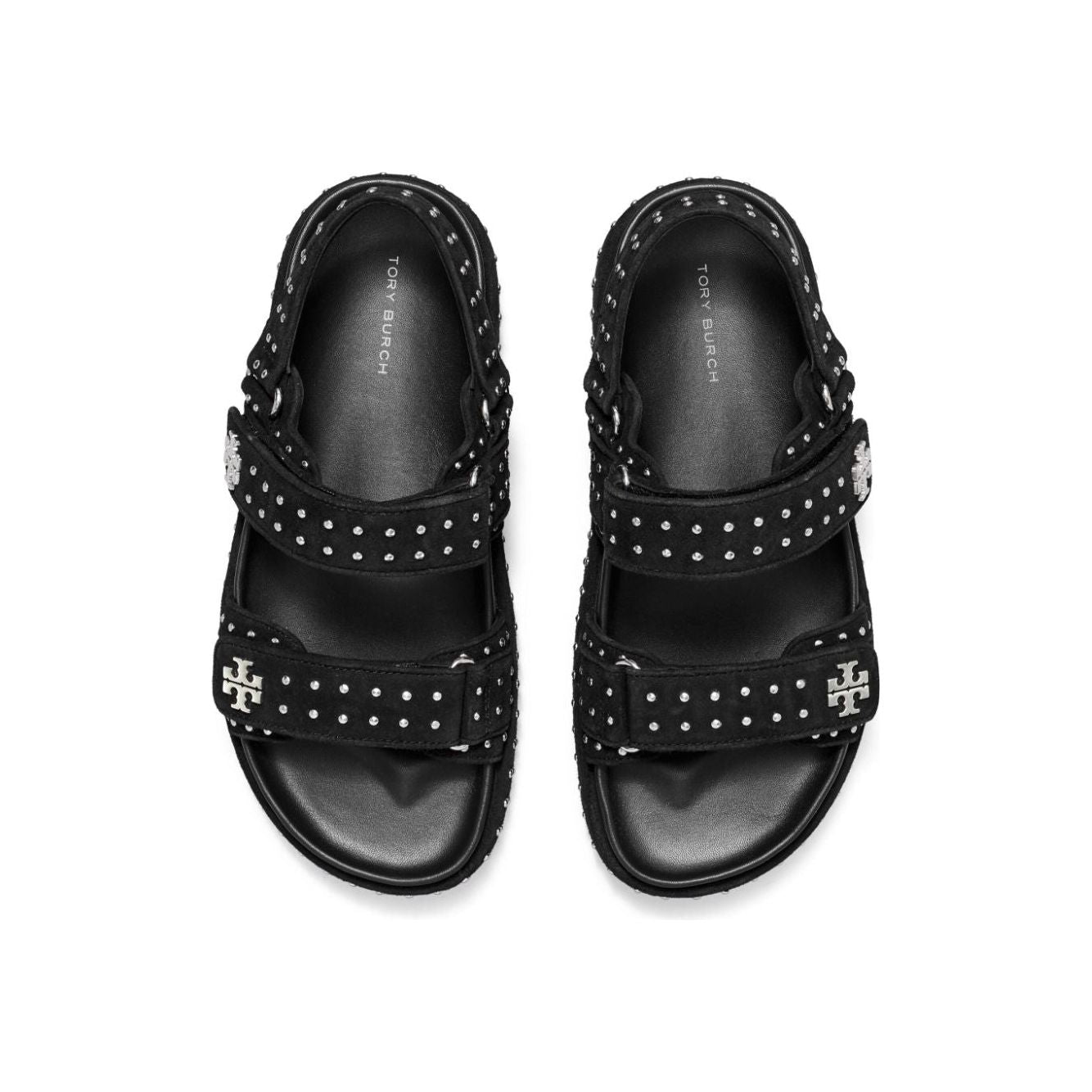 Tory Burch Kira studded sandals Sandals Tory Burch Dark Slate Gray