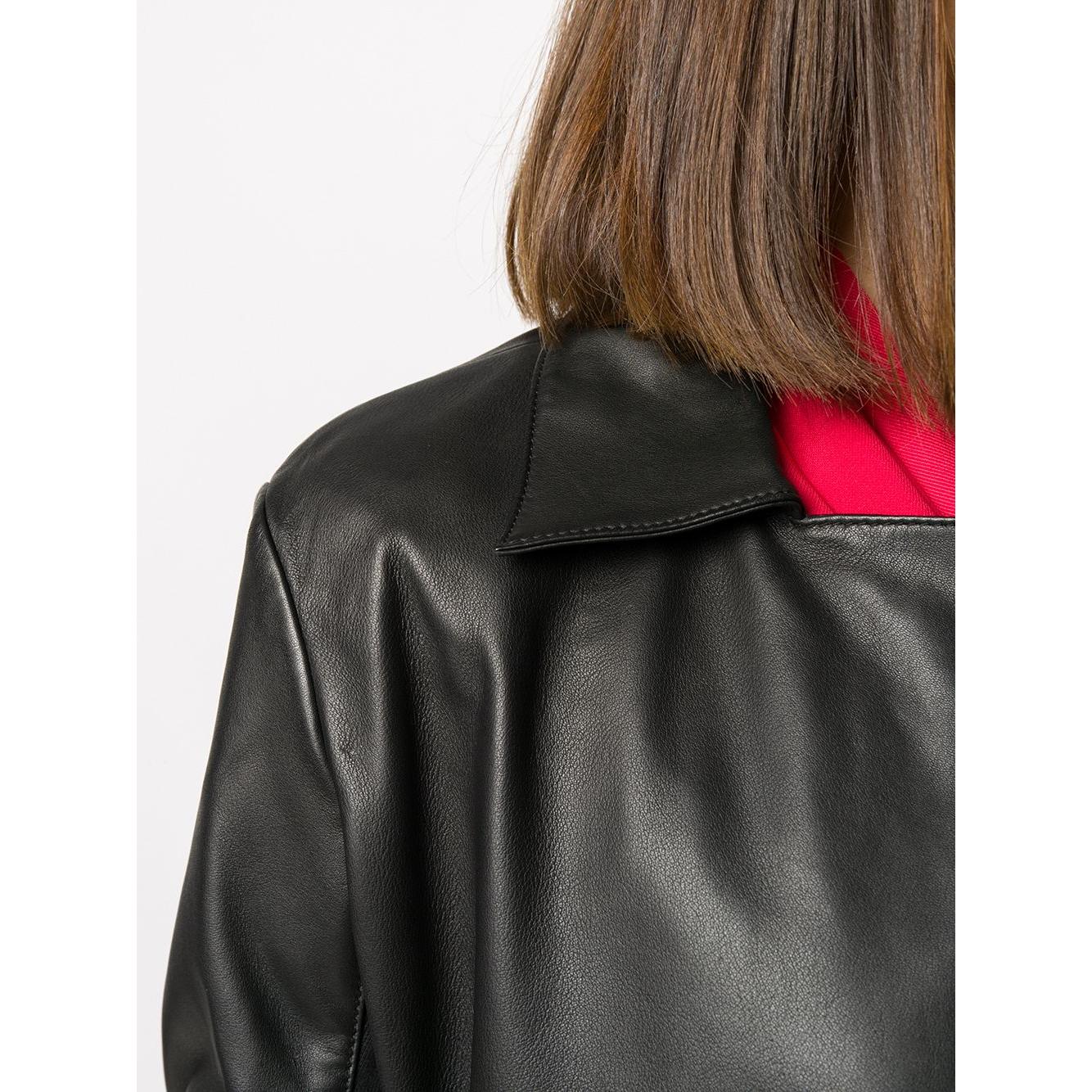 Emporio Armani zipped biker jacket
