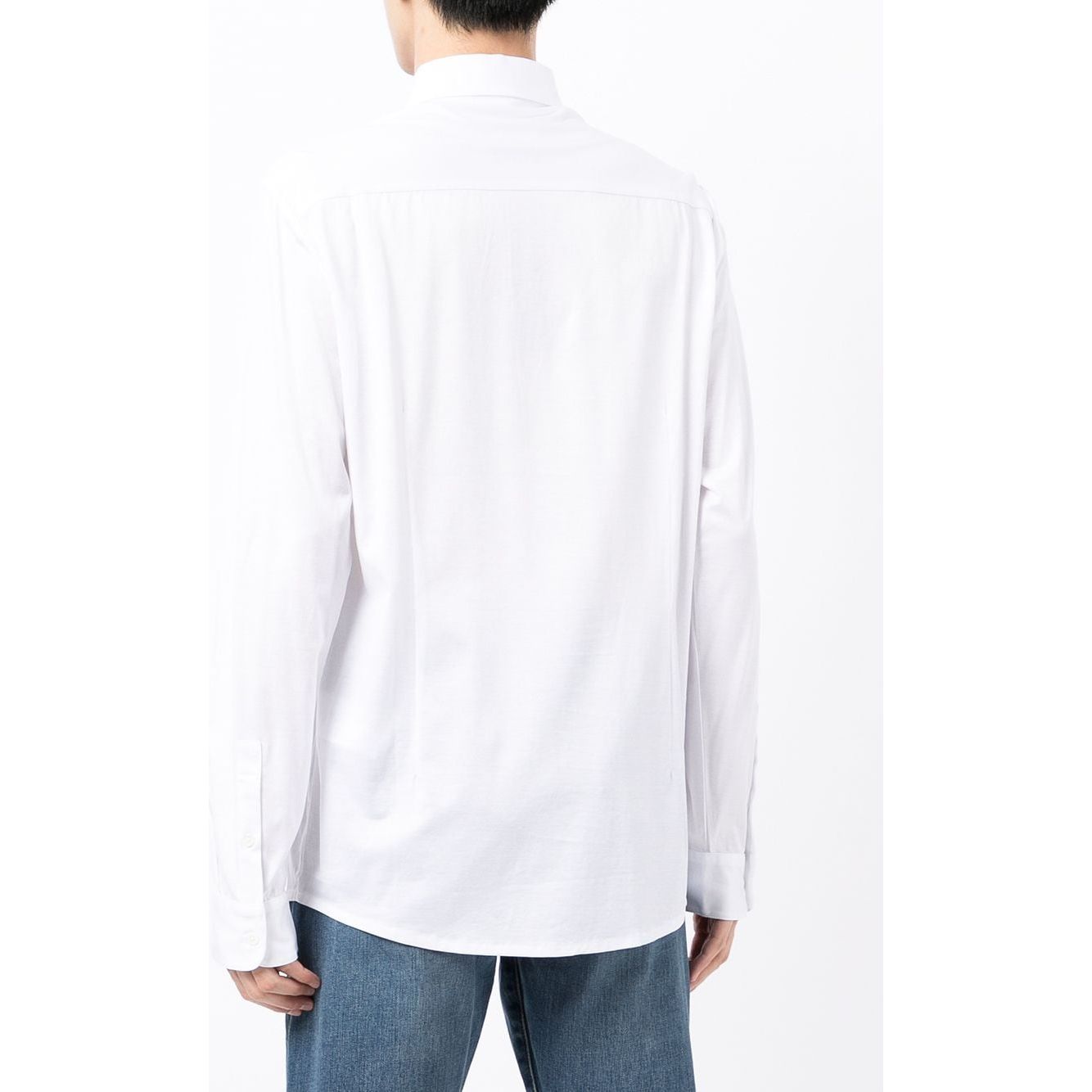 Emporio Armani jersey long-sleeve shirt Shirts Emporio Armani White Smoke