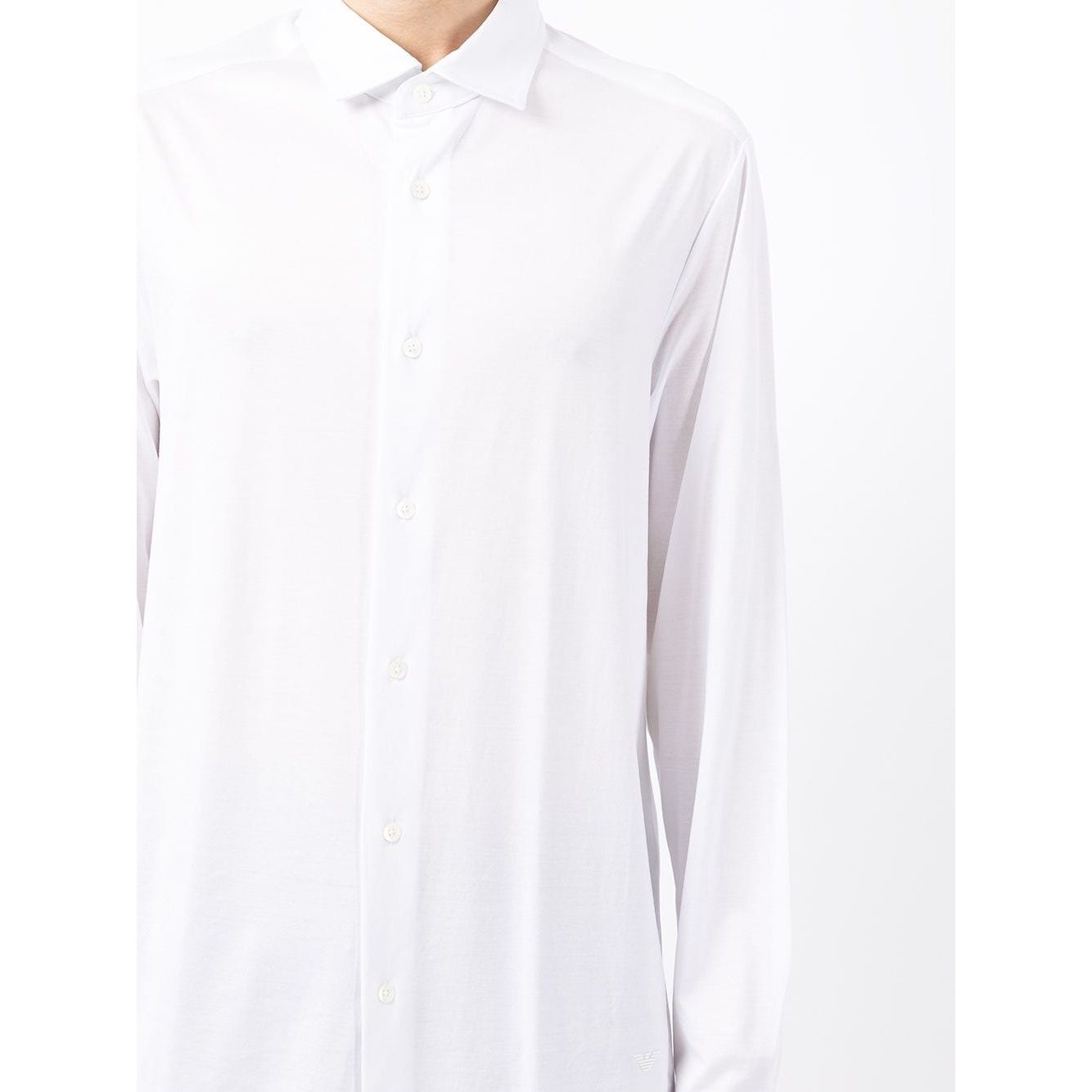 Emporio Armani jersey long-sleeve shirt Shirts Emporio Armani White Smoke