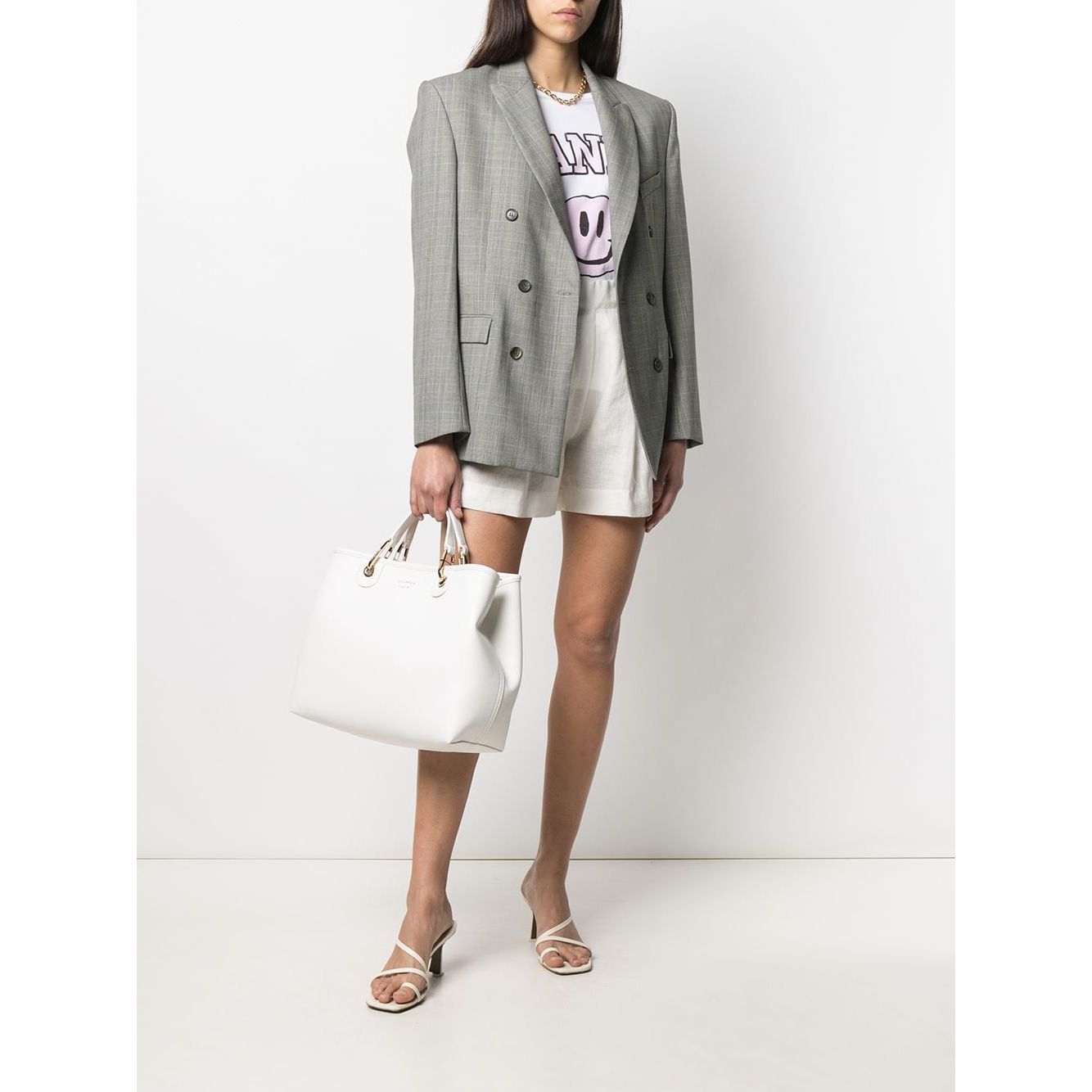 Emporio Armani MyEA shopper tote bag Shopper Emporio Armani Antique White