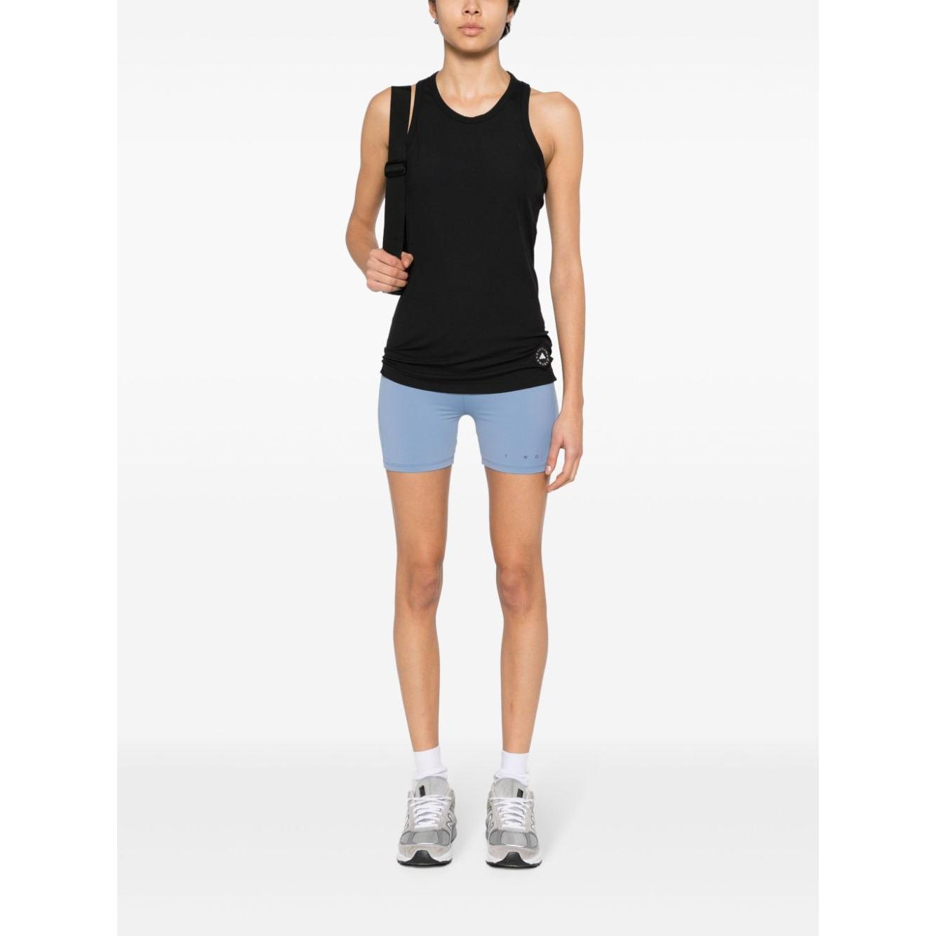 Adidas By Stella McCartney fine ribbed tank top Topwear Adidas By Stella McCartney White Smoke