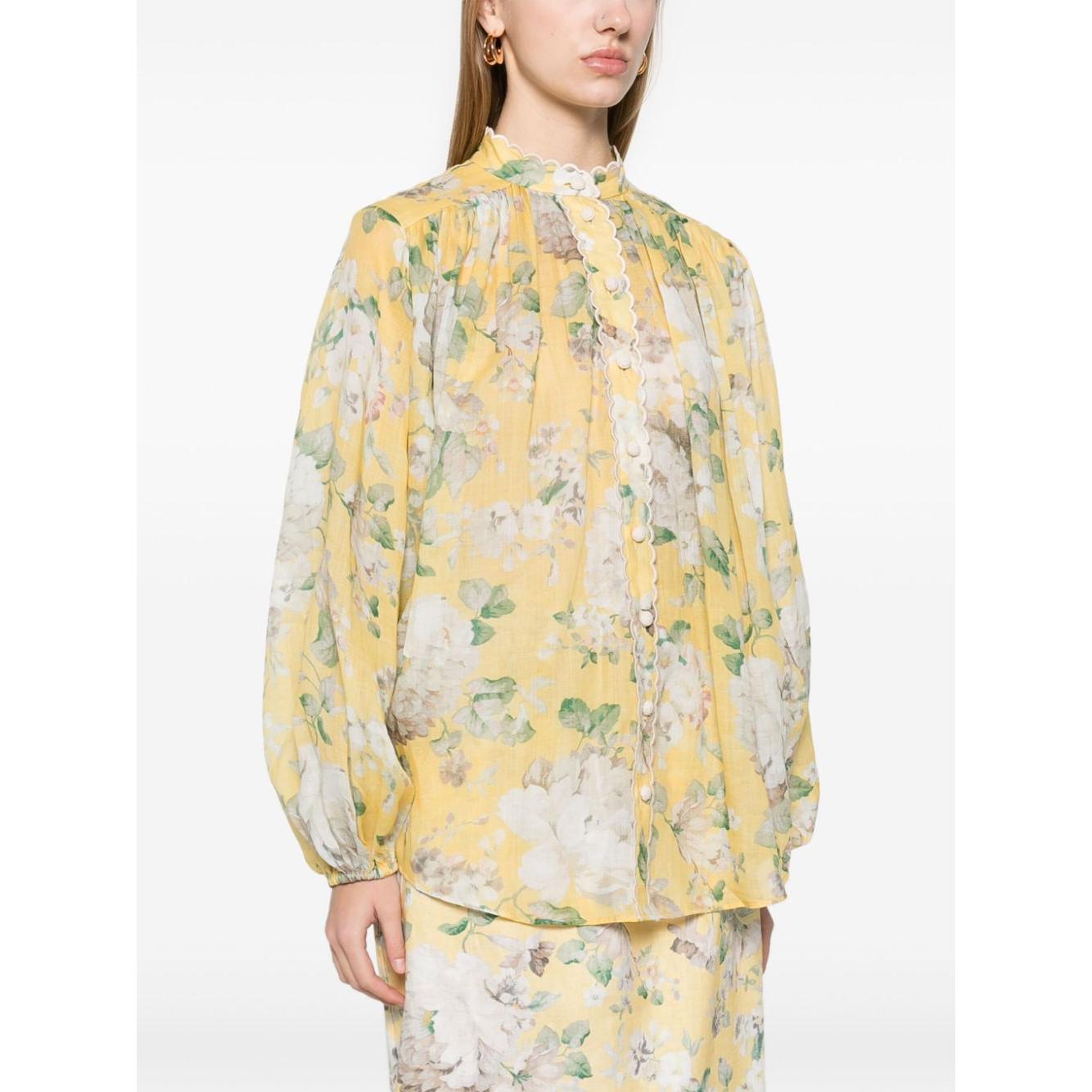 Zimmermann Shirts Yellow Shirts Zimmermann Antique White