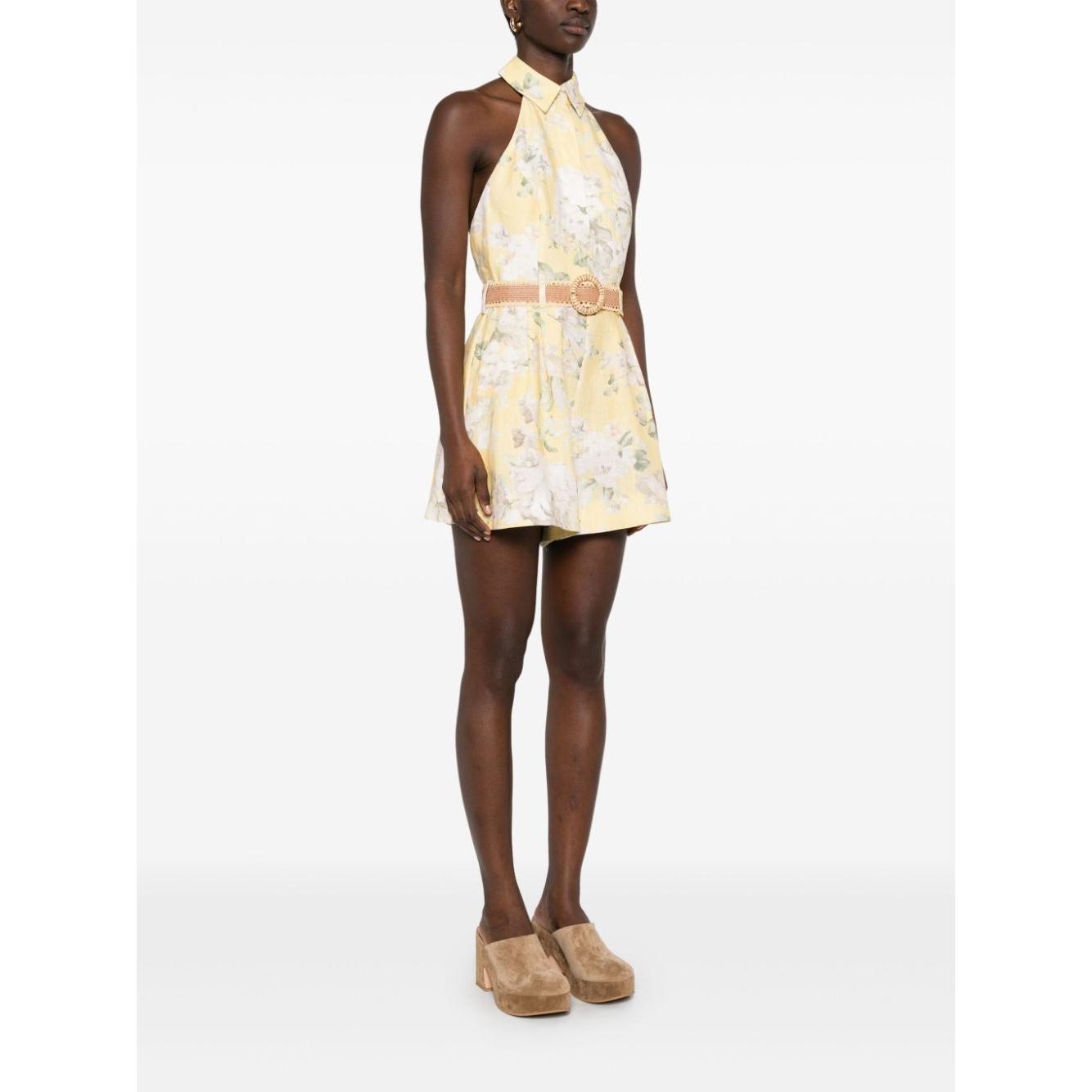 Zimmermann Dresses Yellow Jumpsuits Zimmermann White Smoke
