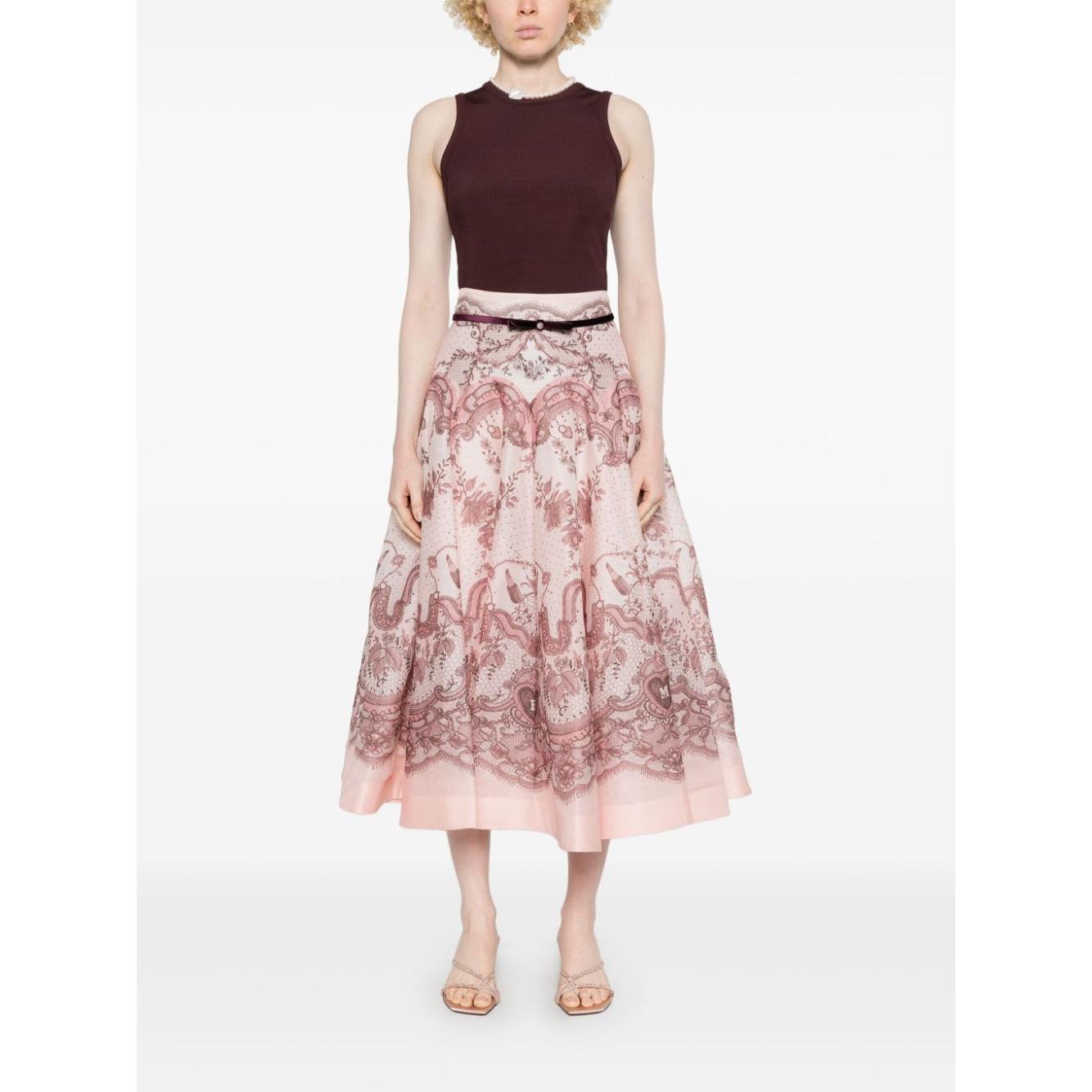 Zimmermann Skirts Pink Skirts Zimmermann Misty Rose