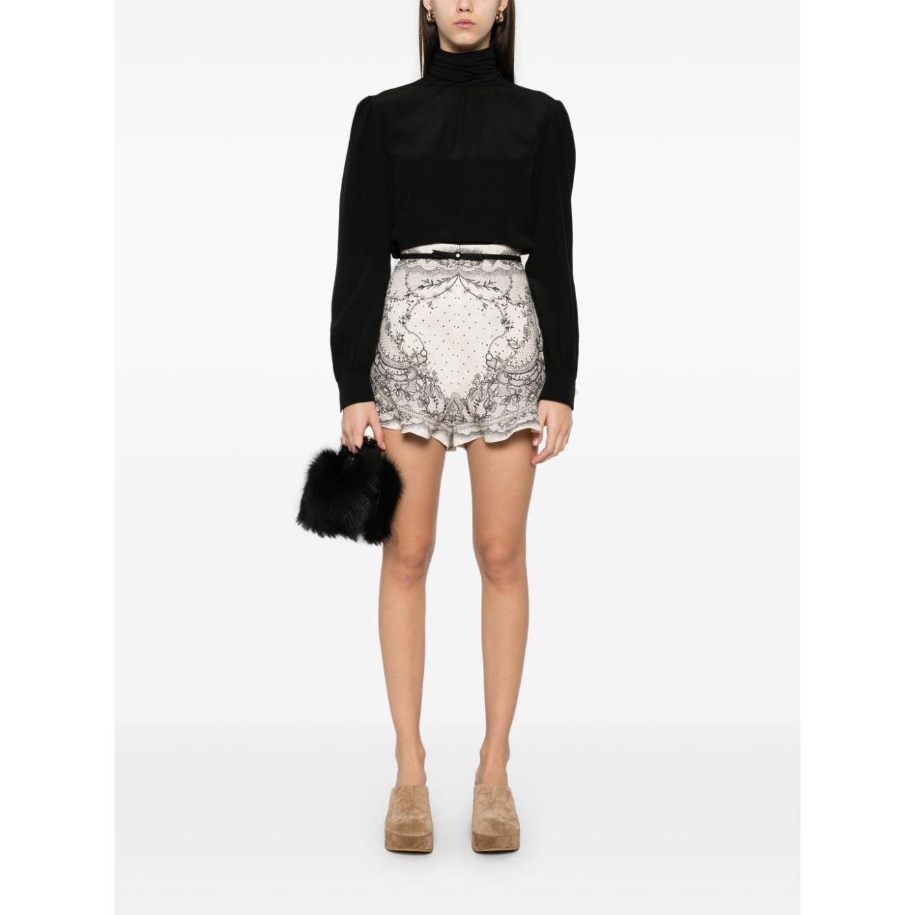 Zimmermann Shorts White Short trousers Zimmermann White Smoke