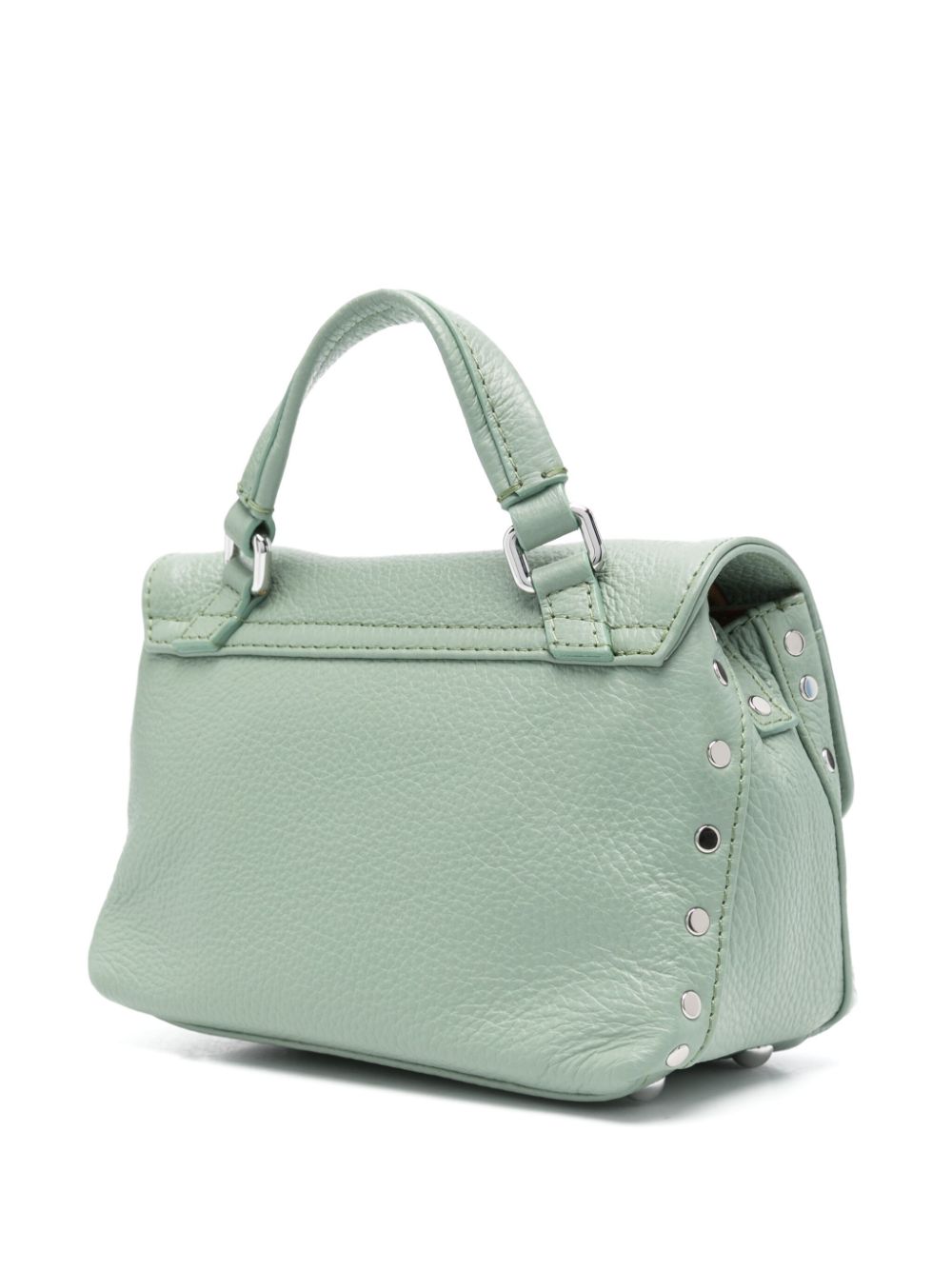 Zanellato Postina baby bag in hammered leather Handbag Zanellato Dark Gray