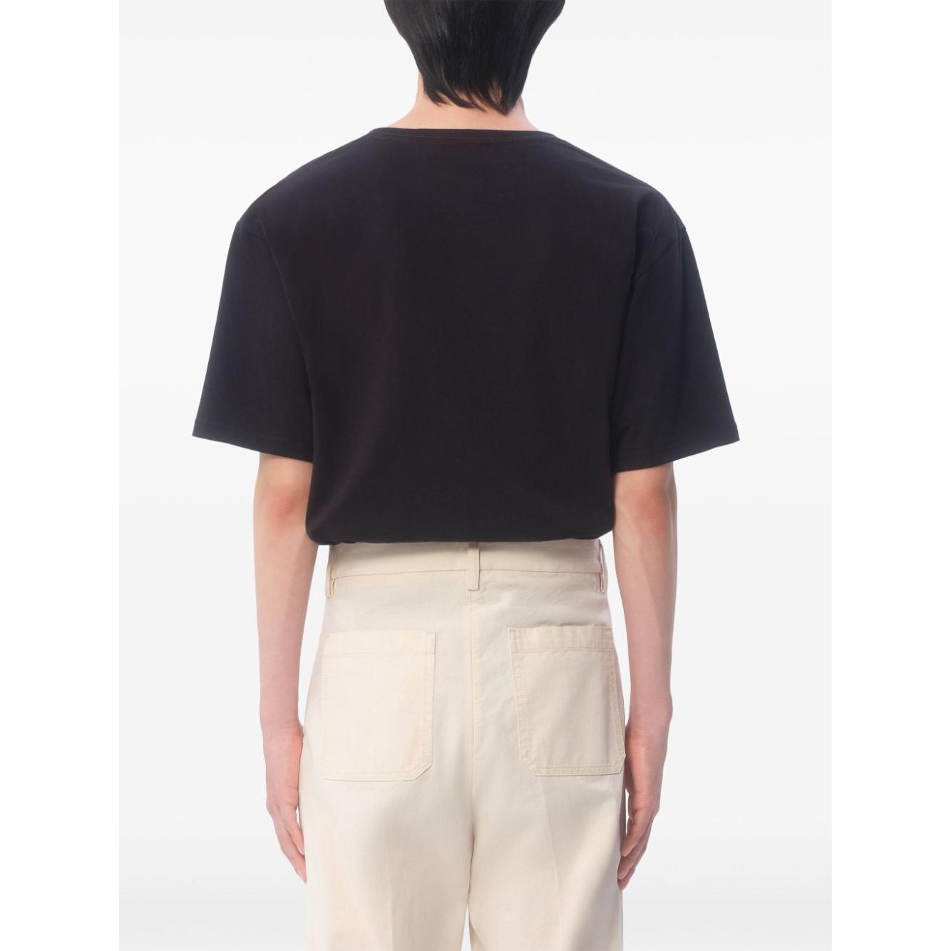 Valentino T-shirts and Polos Black Topwear Valentino Misty Rose
