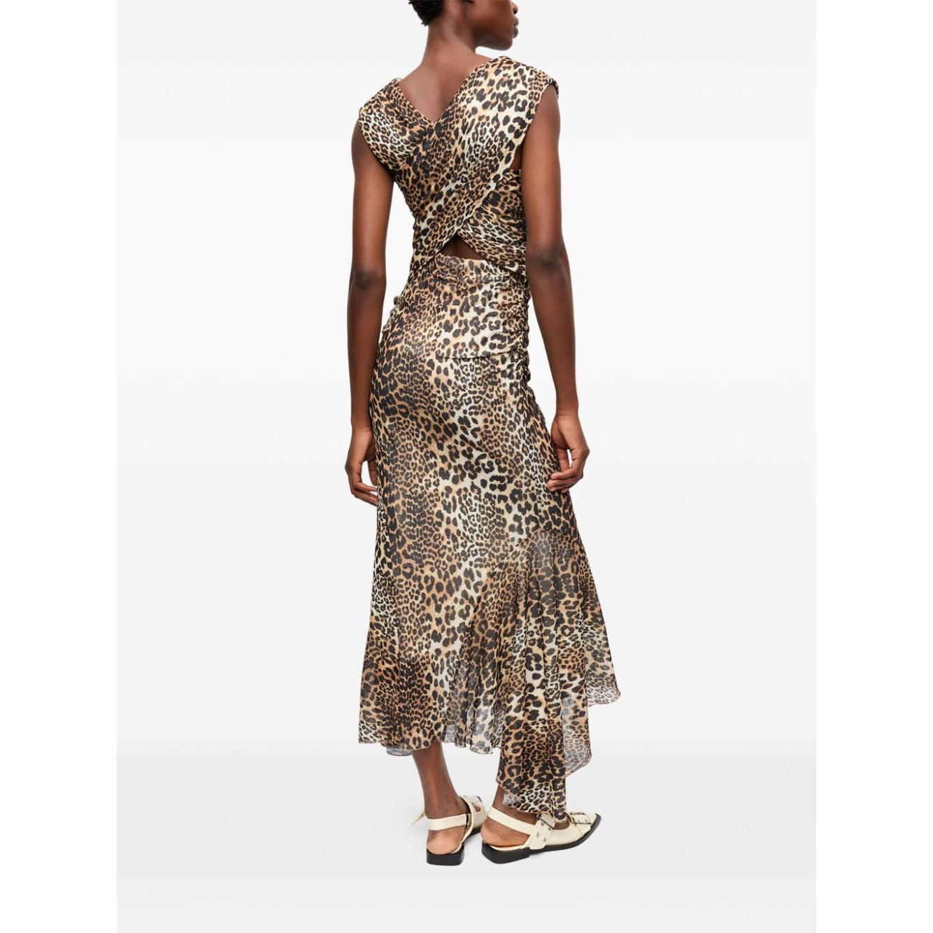 GANNI Dresses Brown