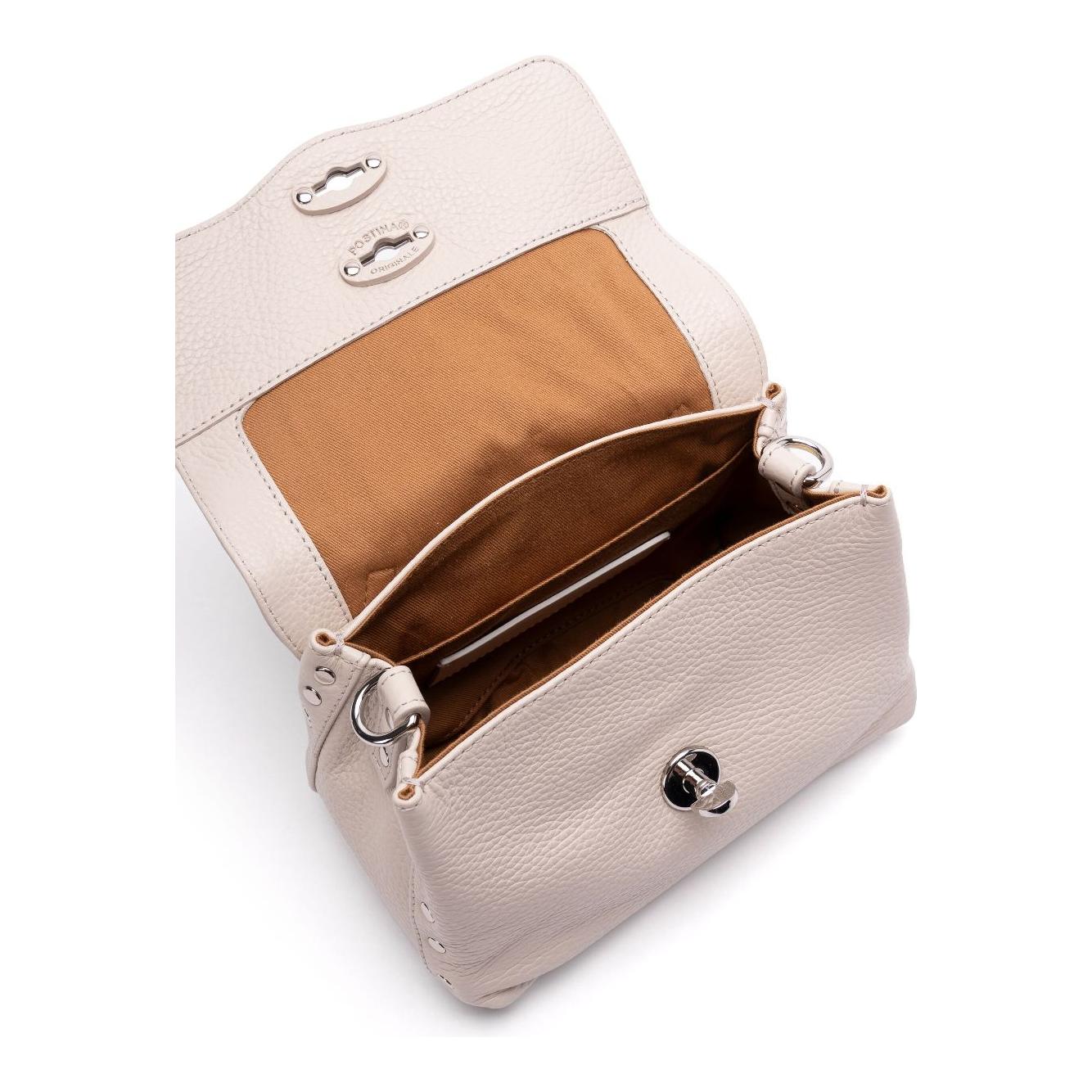 Zanellato Postina baby leather handbag Handbag Zanellato Light Gray
