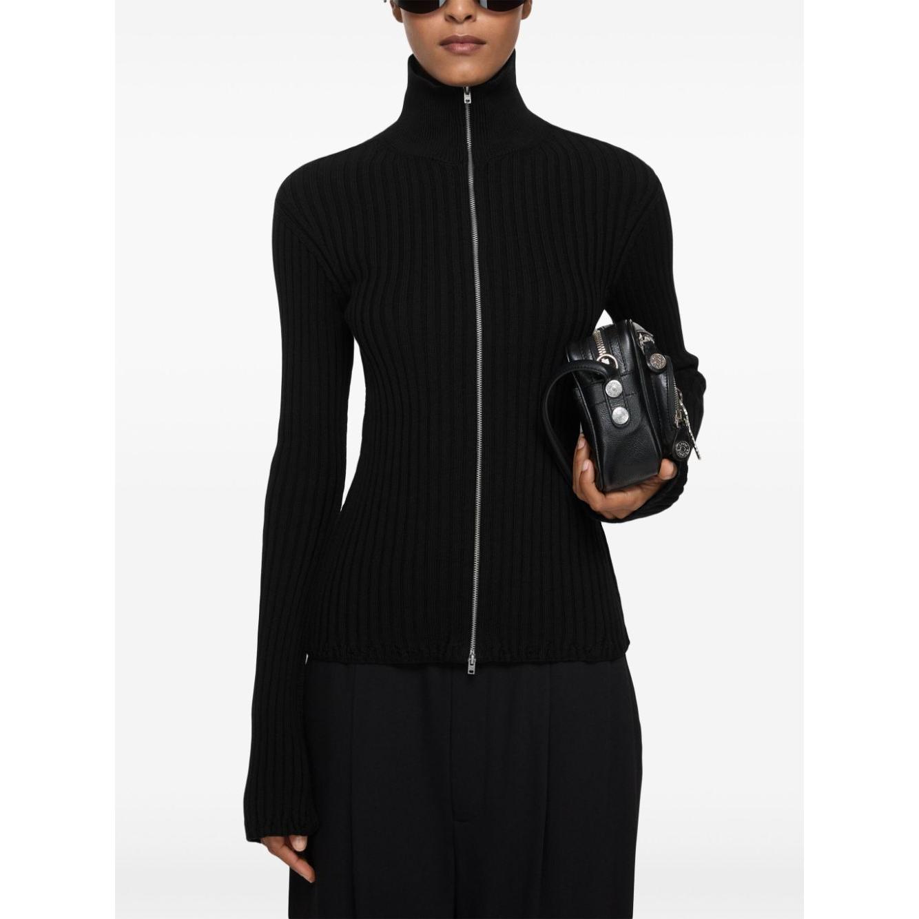 Acne Studios Zipped cardigan Topwear Acne Studios Black