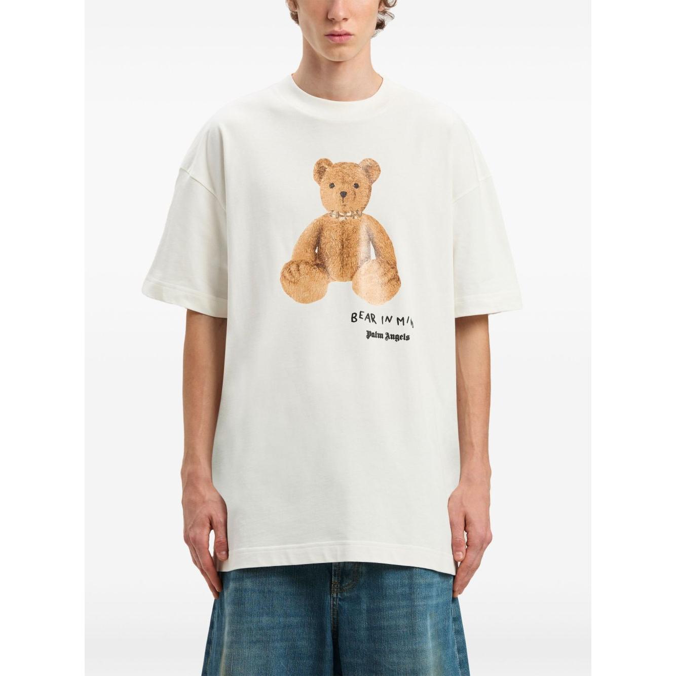 Palm Angels bear in mind T-shirt Topwear Palm Angels Beige