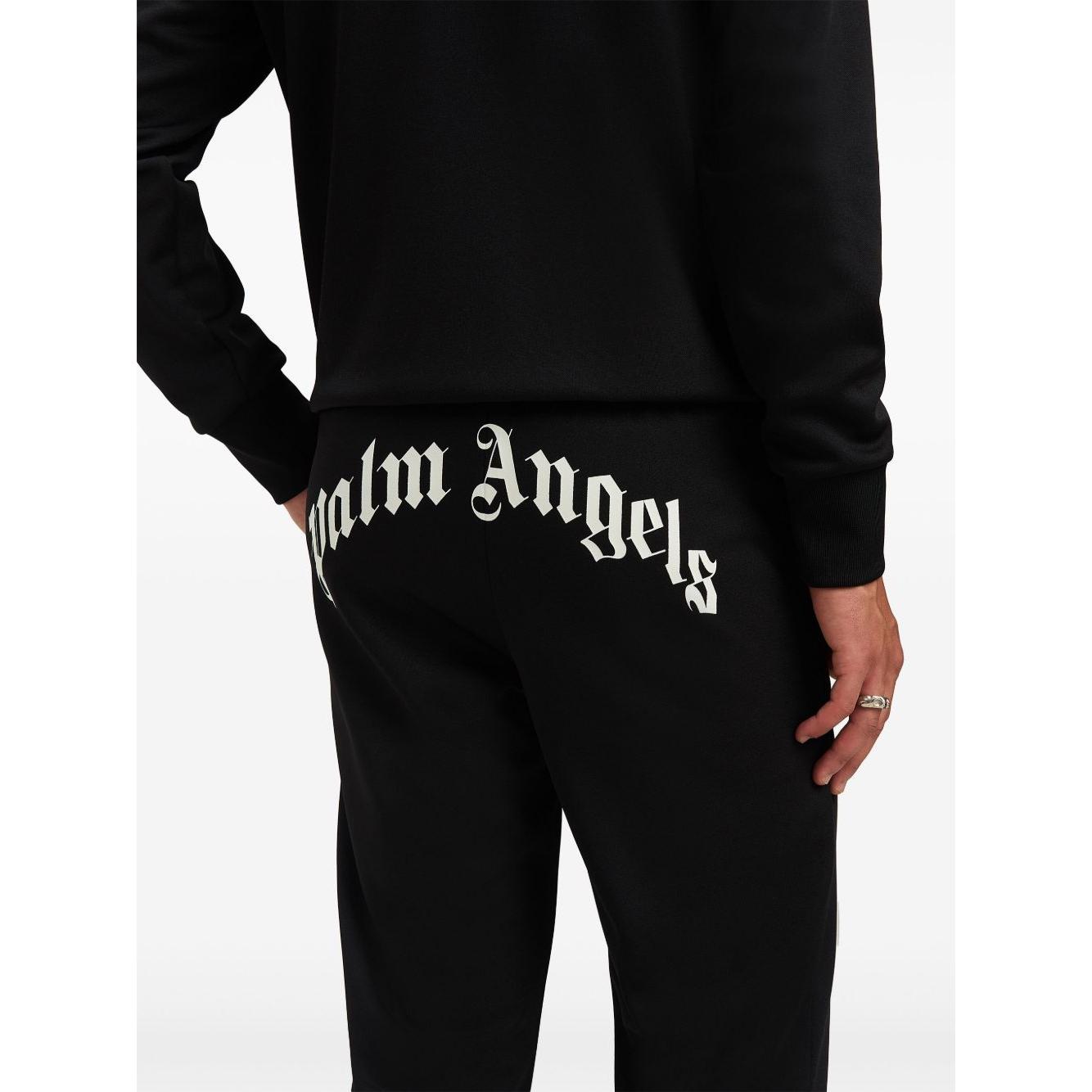 Palm Angels curved logo track pants Trousers Palm Angels Black
