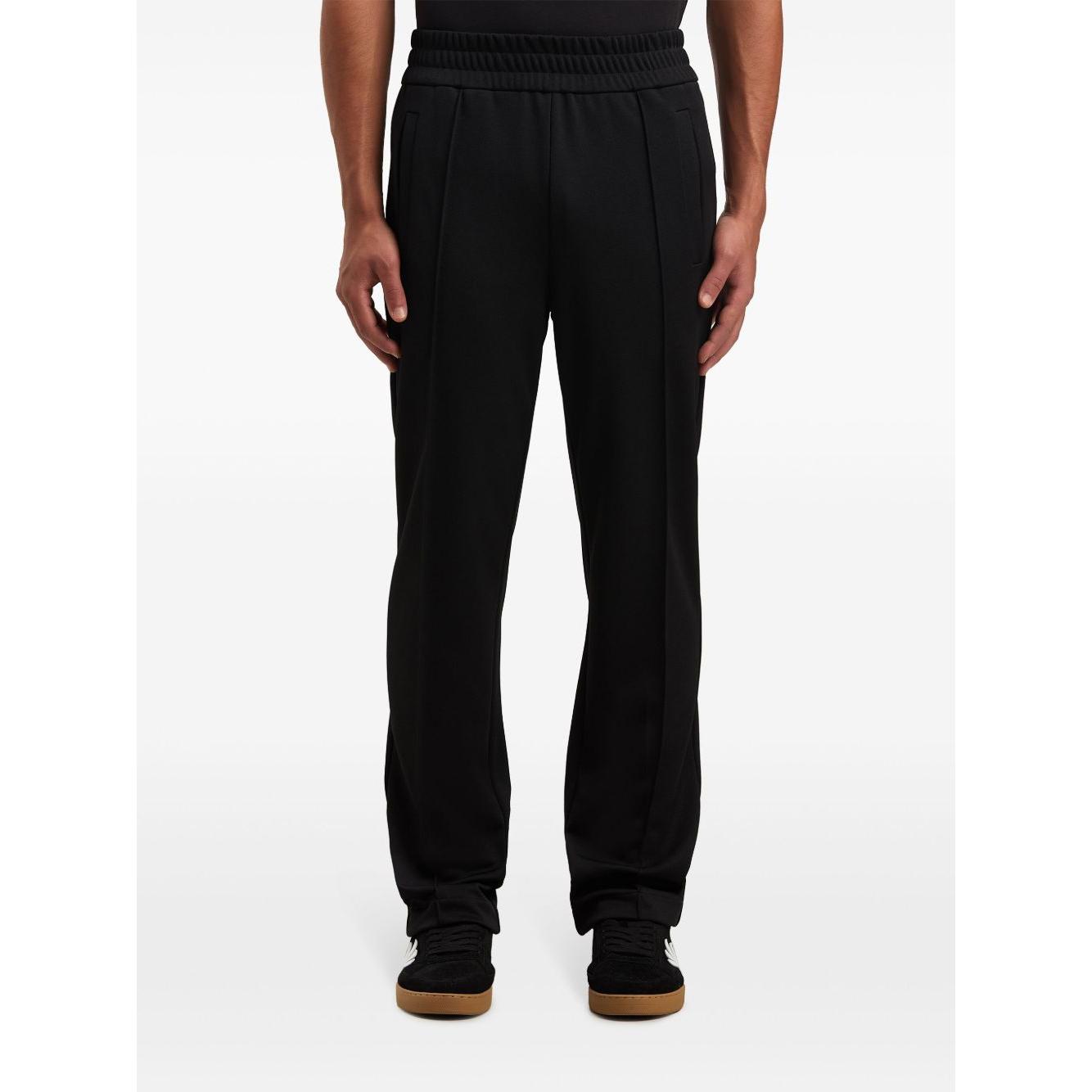 Palm Angels curved logo track pants Trousers Palm Angels White Smoke