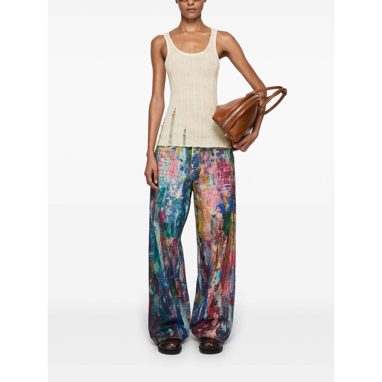 Acne Studios Top White Topwear Acne Studios White Smoke