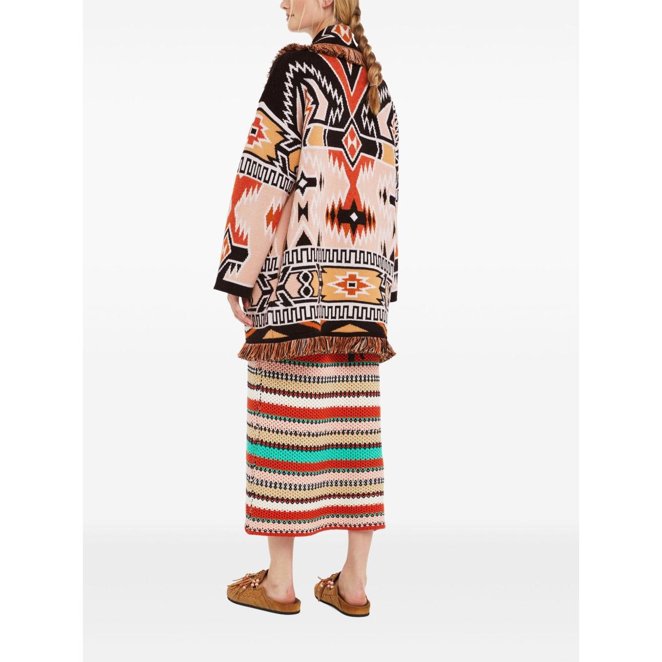 Alanui Geometric Roots cardigan