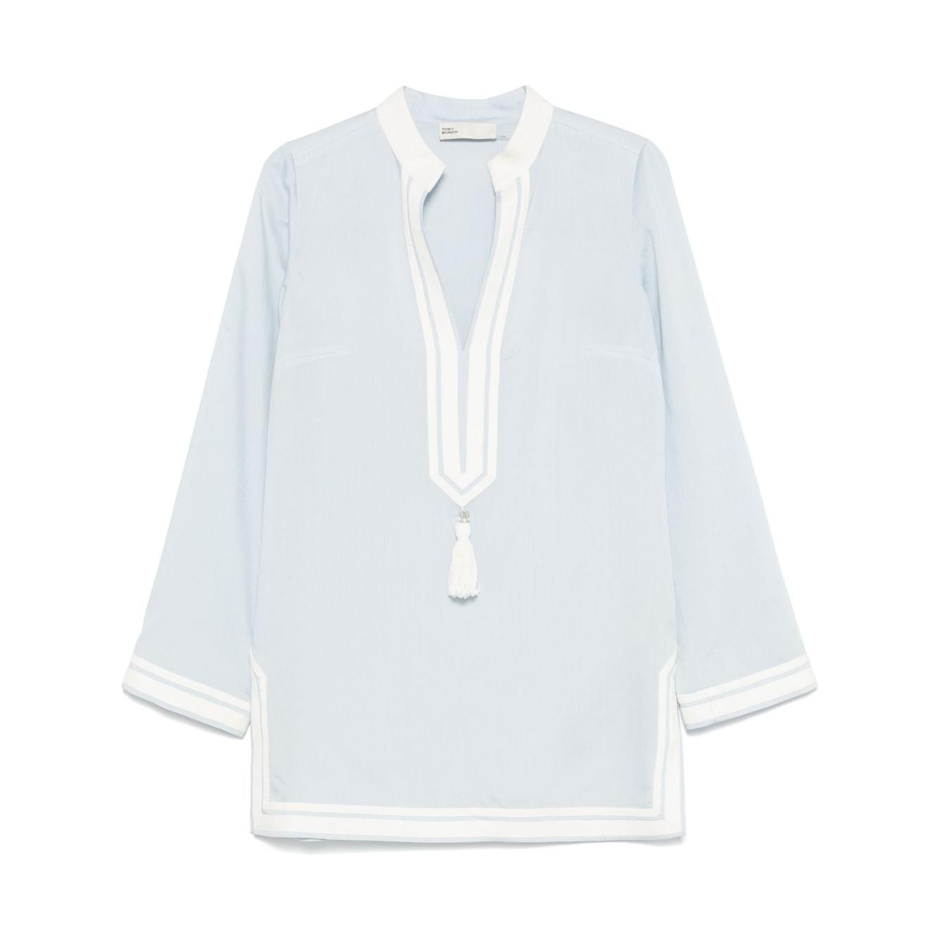 Tory Burch striped tunic in blue Dresses Tory Burch Lavender