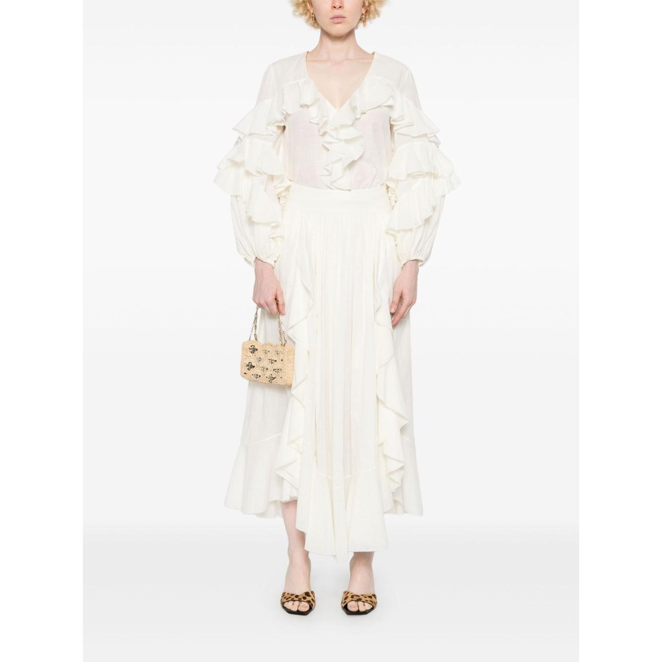 Zimmermann Skirts White Skirts Zimmermann White Smoke