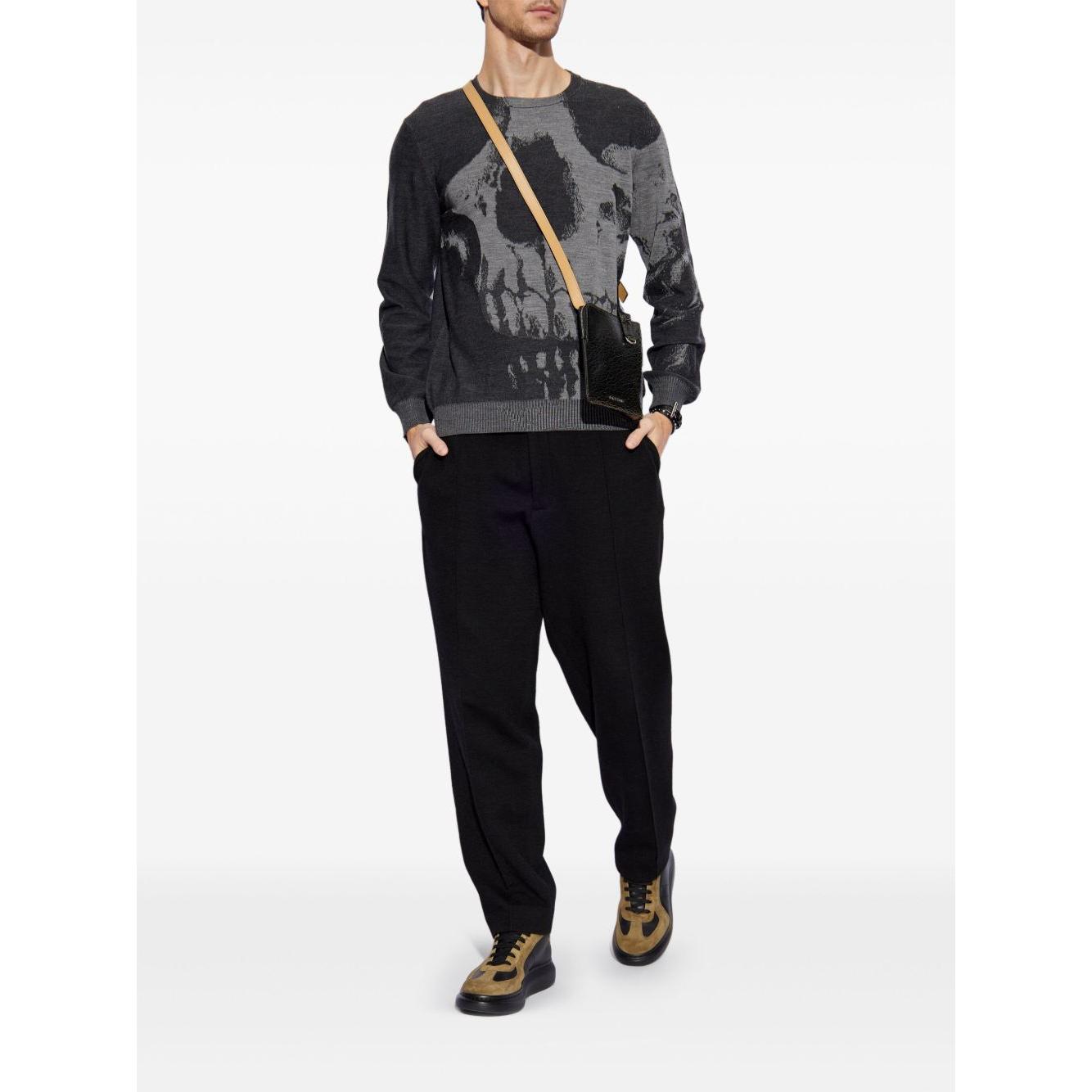 Alexander McQueen Sweaters Grey